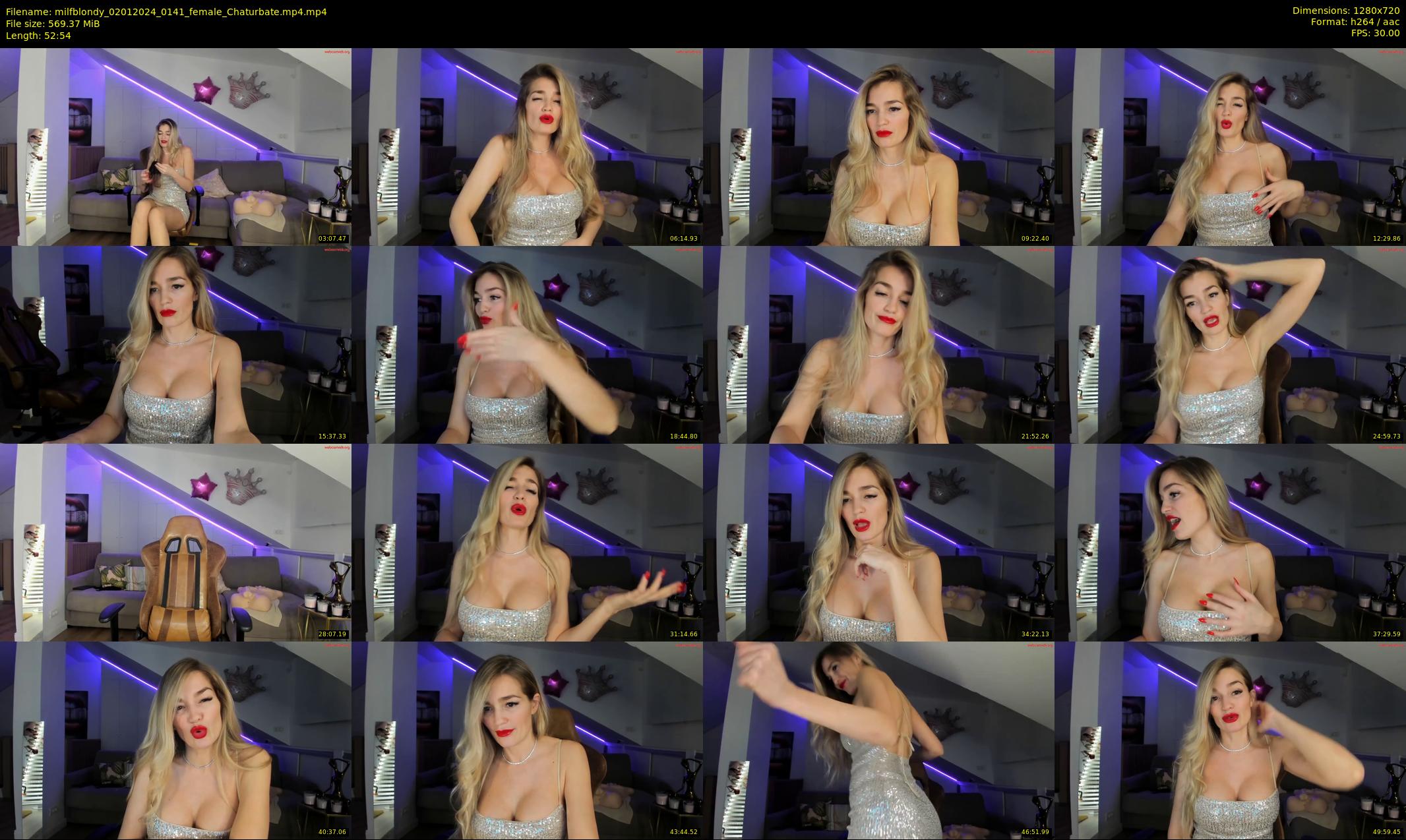 milfblondy — 53 minute Chaturbate female cam show recording, 720p, Jan 2, 2024