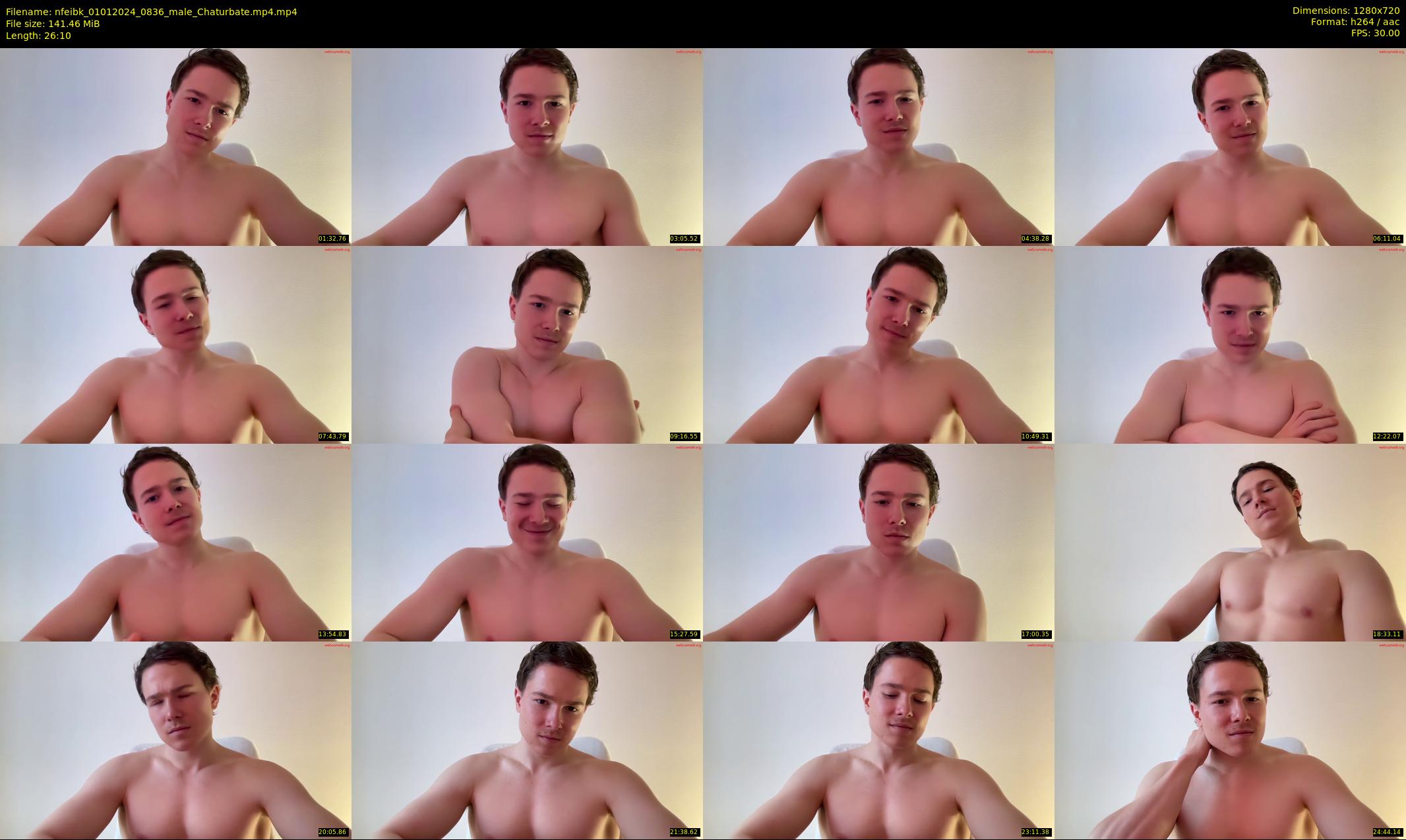 nfeibk — 27 minute Chaturbate male cam show recording, 720p, Jan 1, 2024