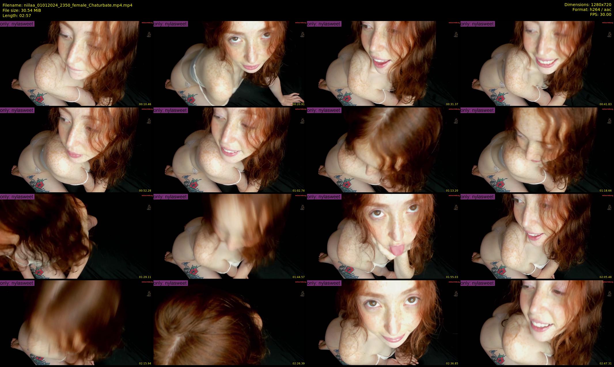 niilaa — 3 minute Chaturbate female cam show recording, 720p, Jan 1, 2024