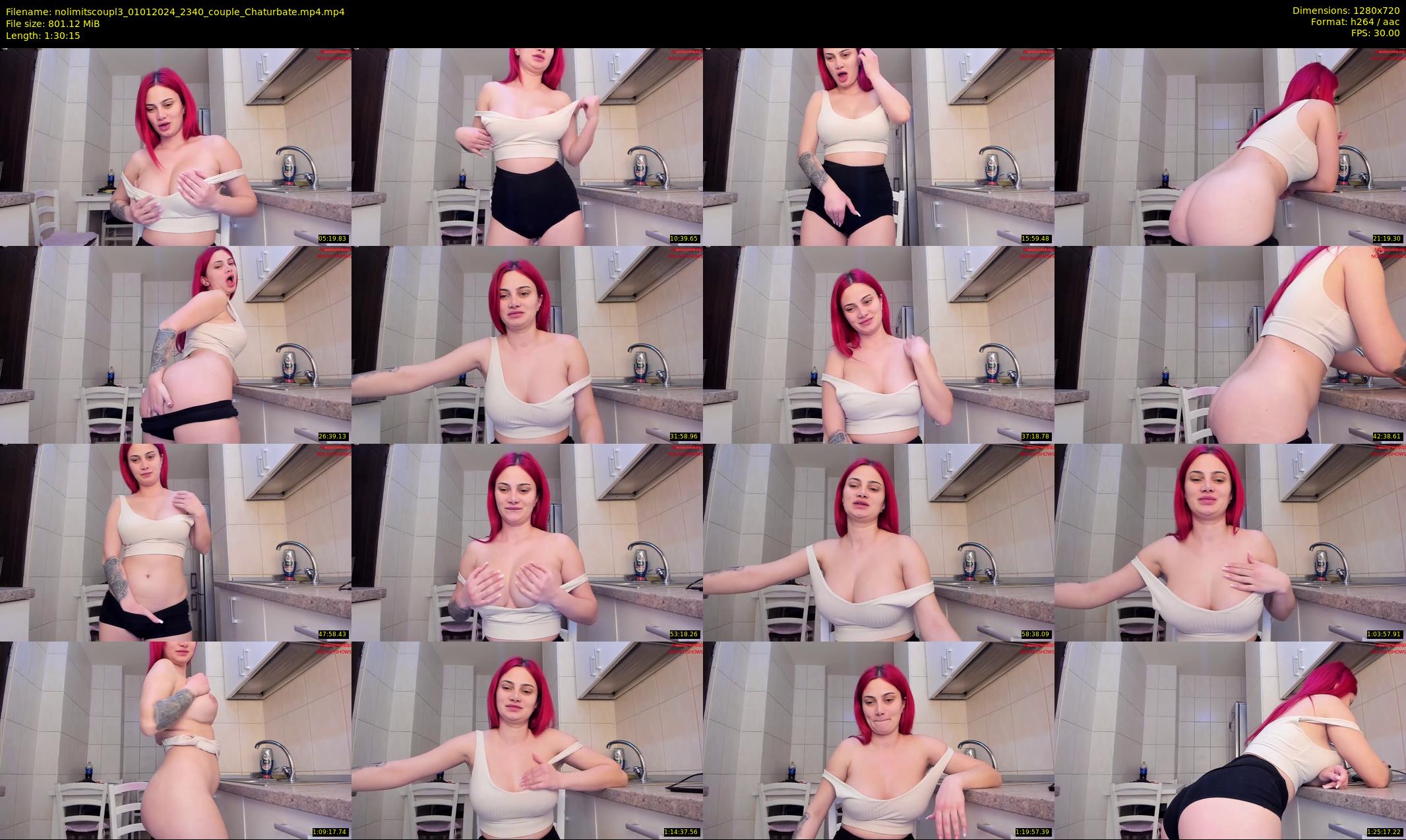 nolimitscoupl3 — 91 minute Chaturbate couple cam show recording, 720p, Jan 1, 2024