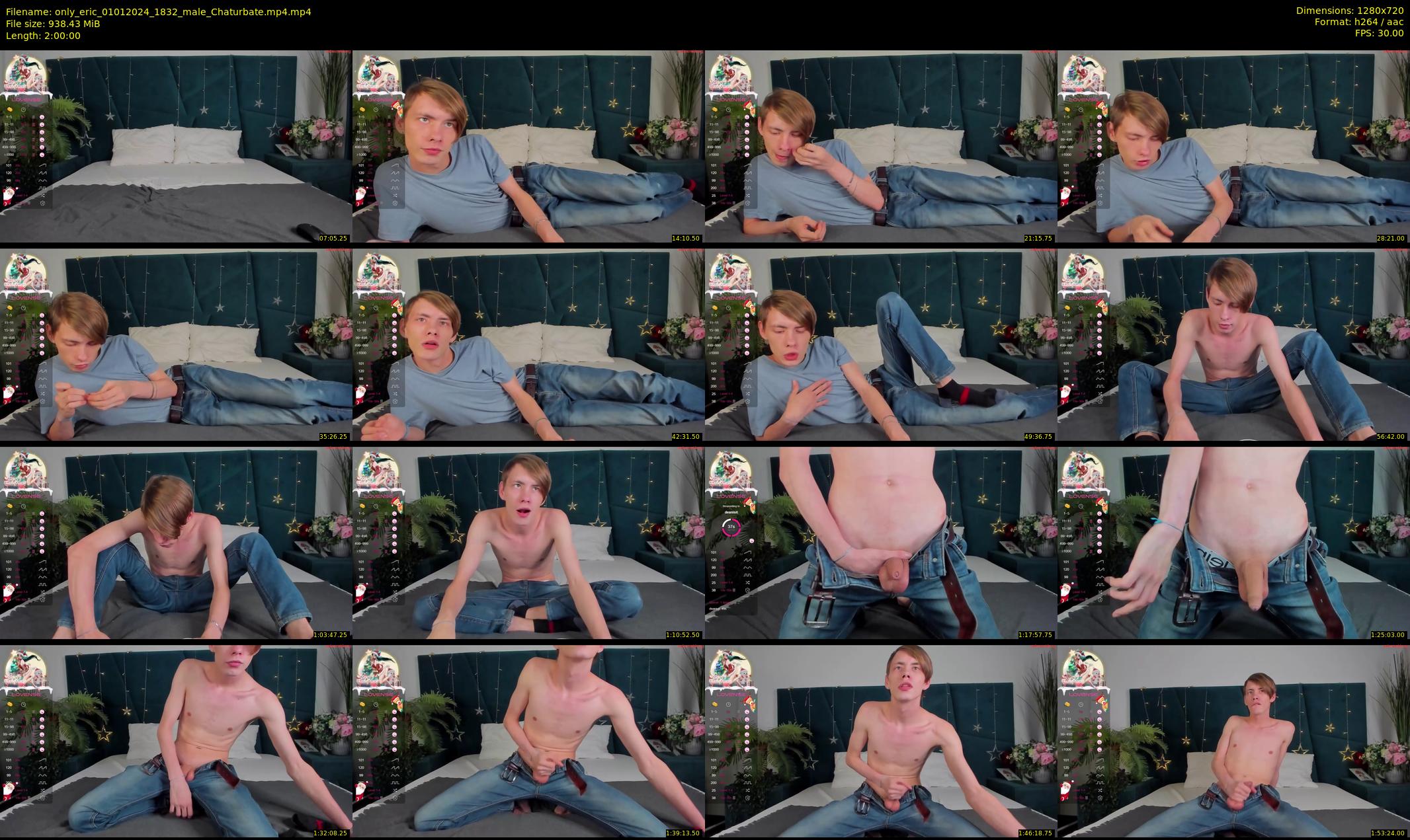 only_eric — 120 minute Chaturbate male cam show recording, 720p, Jan 1, 2024