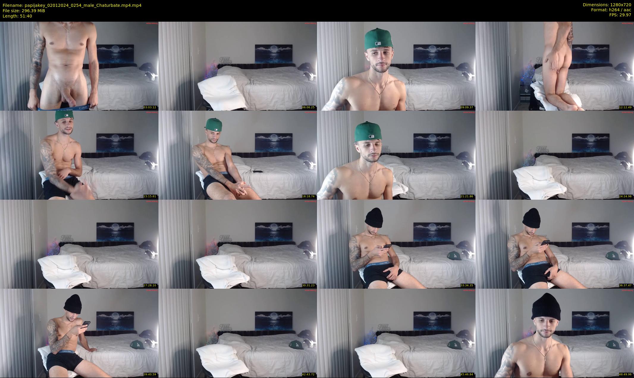 papijakey — 52 minute Chaturbate male cam show recording, 720p, Jan 2, 2024