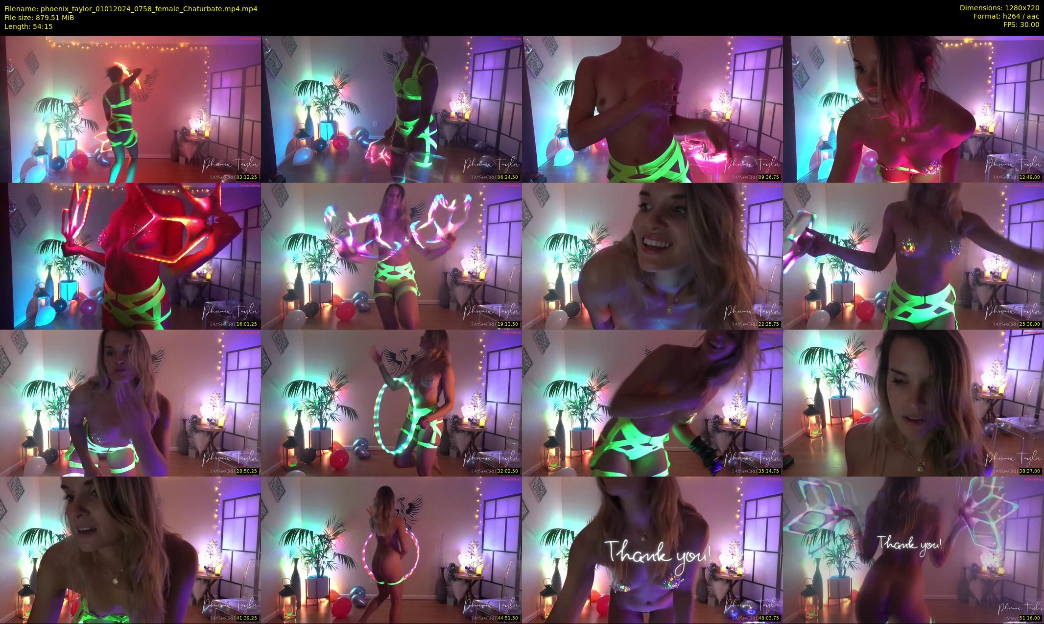 phoenix_taylor — 55 minute Chaturbate female cam show recording, 720p, Jan 1, 2024