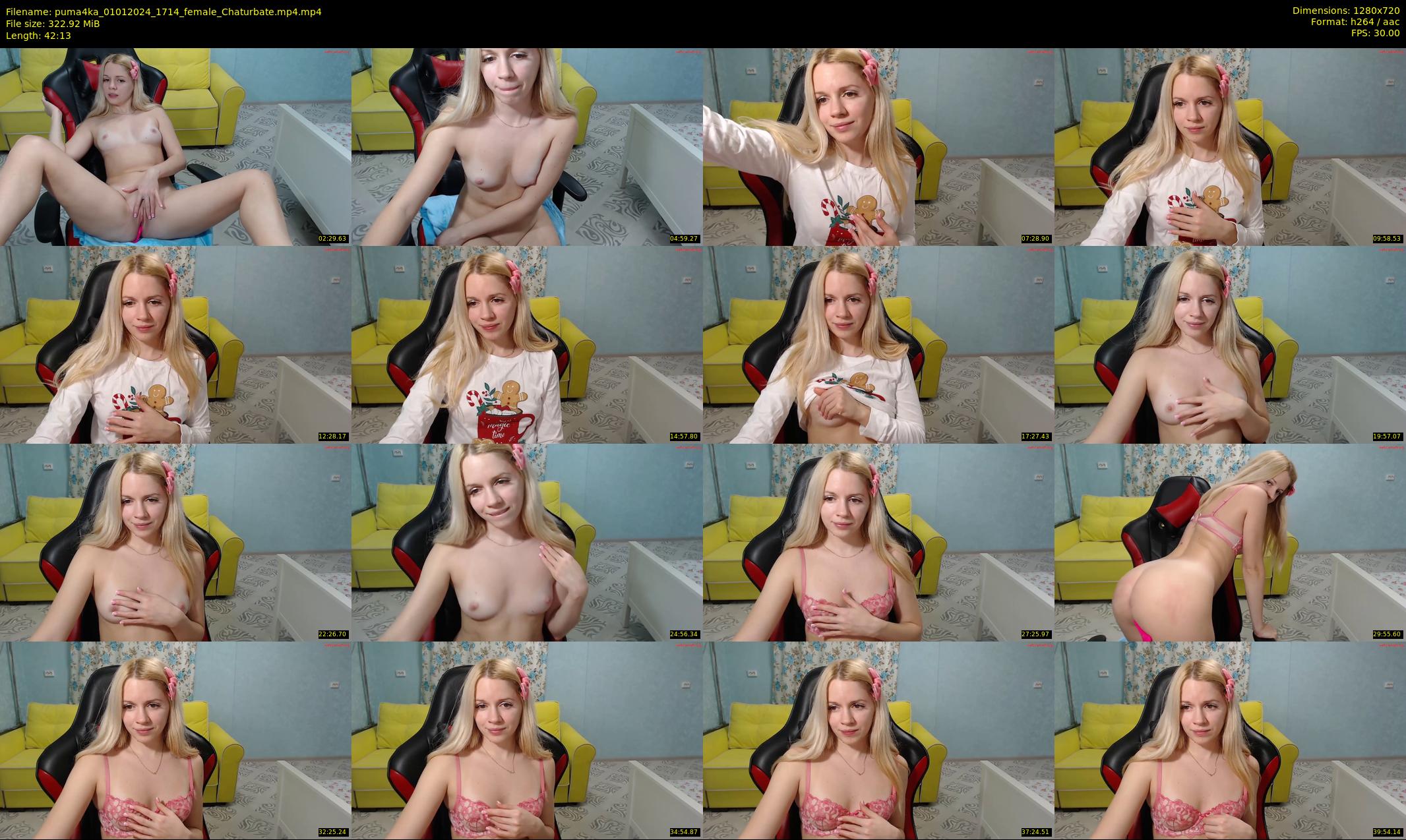 puma4ka — 43 minute Chaturbate female cam show recording, 720p, Jan 1, 2024