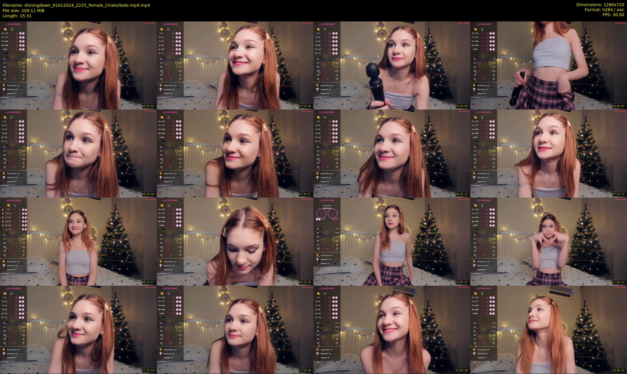 shiningdawn — 16 minute Chaturbate female cam show recording, 720p, Jan 1, 2024