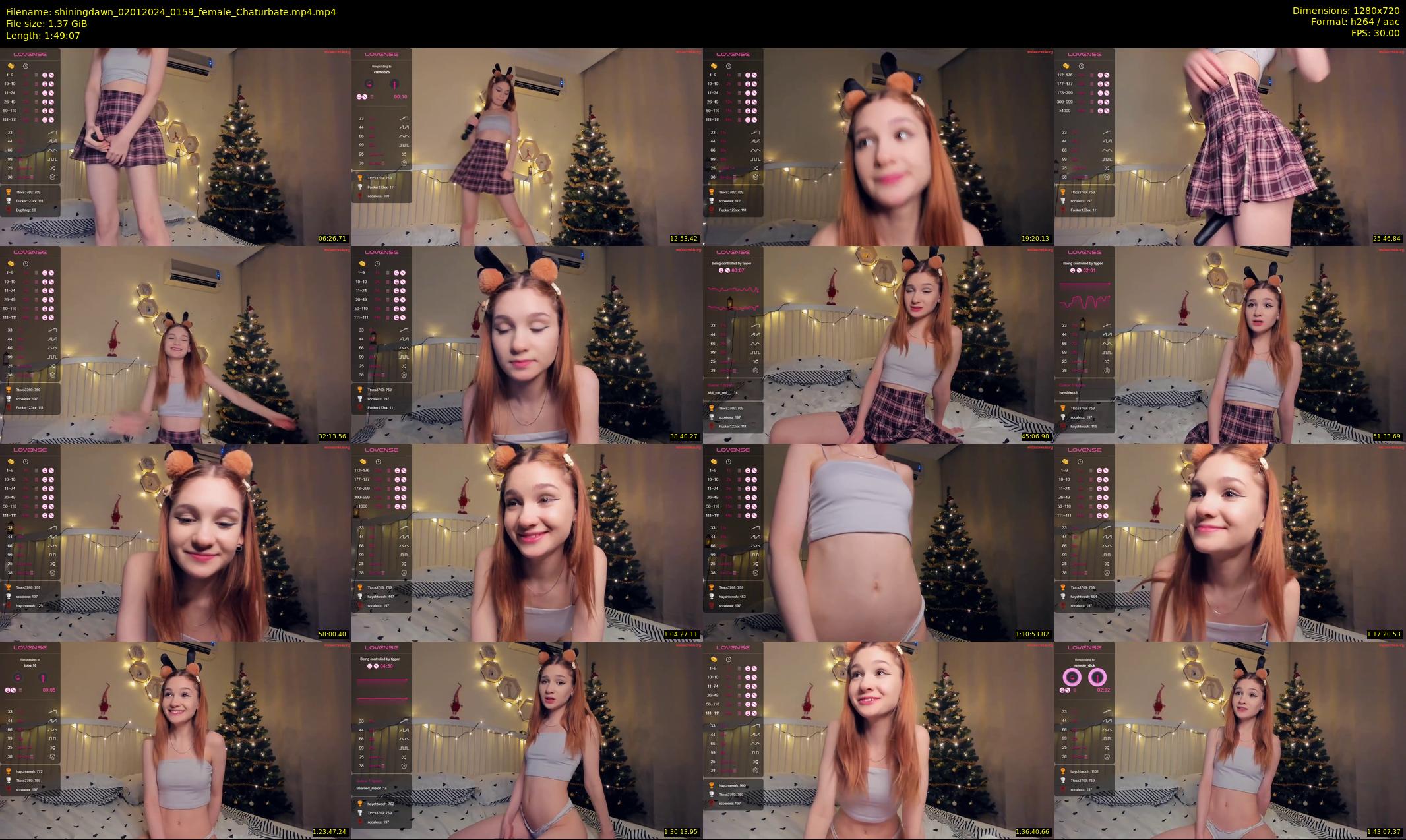 shiningdawn — 110 minute Chaturbate female cam show recording, 720p, Jan 2, 2024