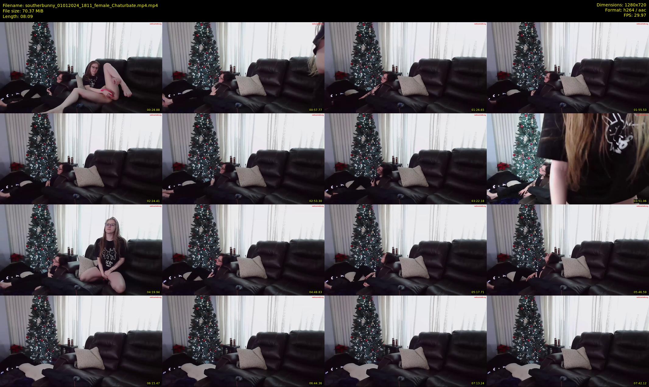 southerbunny — 9 minute Chaturbate female cam show recording, 720p, Jan 1, 2024