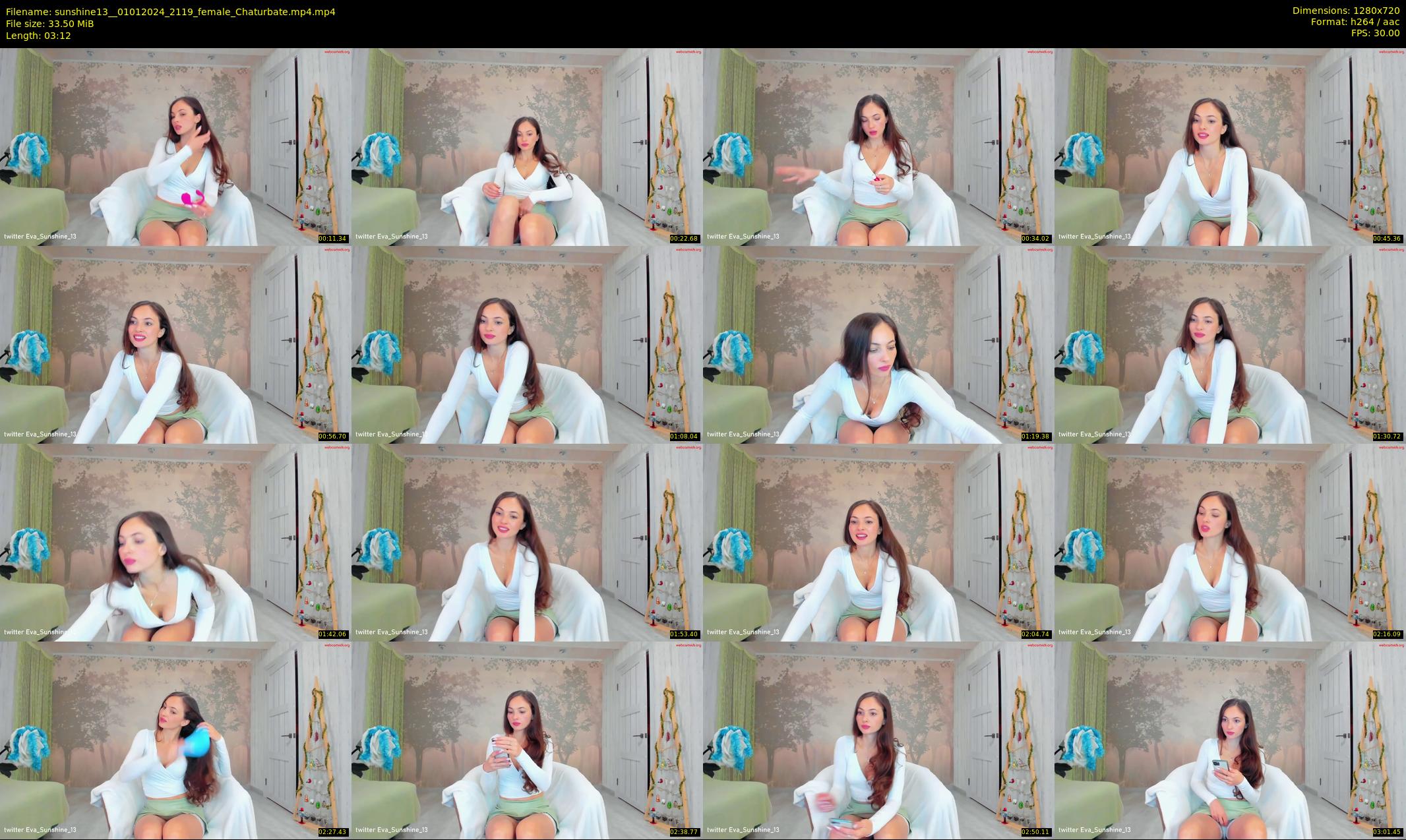 sunshine13_ — 4 minute Chaturbate female cam show recording, 720p, Jan 1, 2024