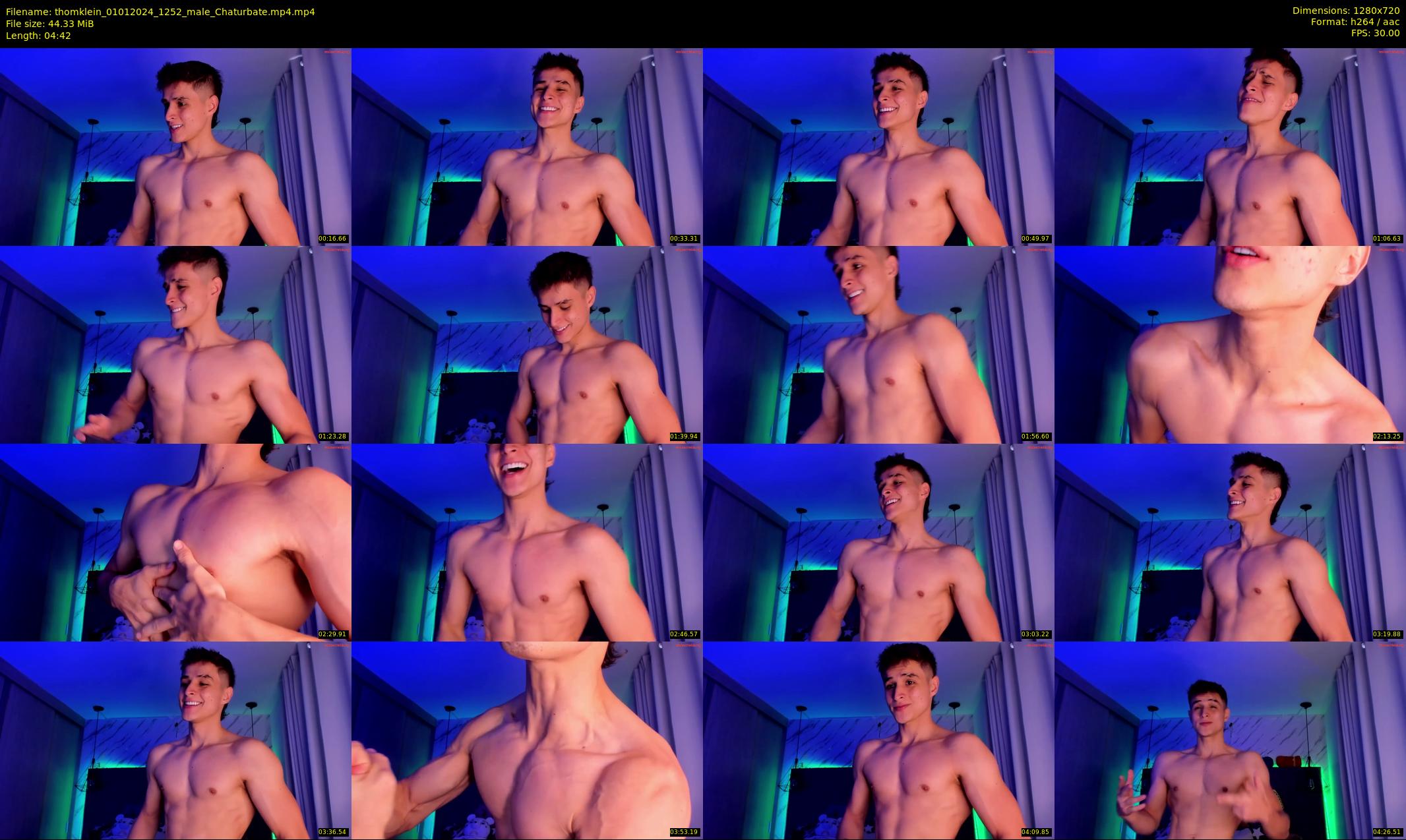 thomklein — 5 minute Chaturbate male cam show recording, 720p, Jan 1, 2024