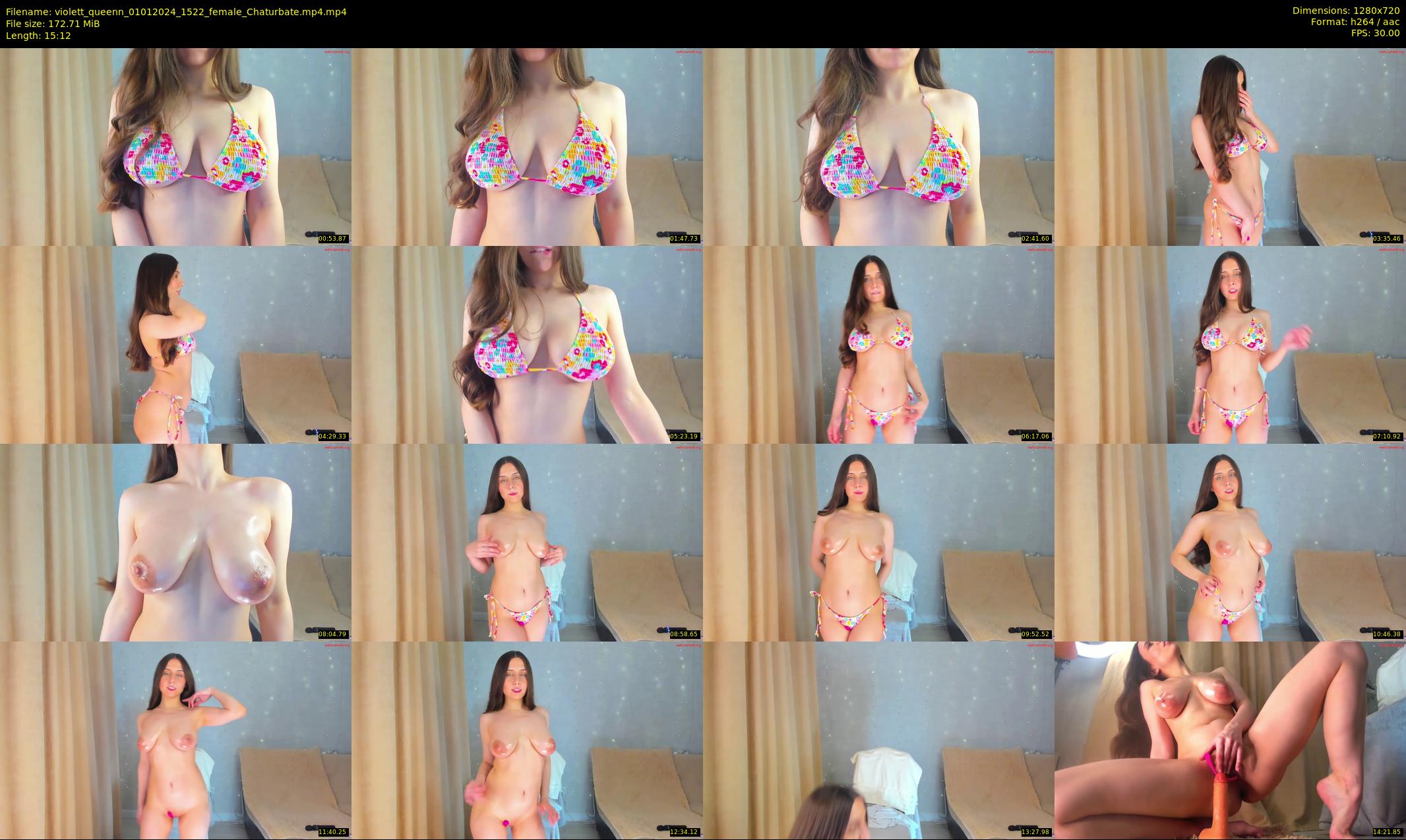 violett_queenn — 16 minute Chaturbate female cam show recording, 720p, Jan 1, 2024