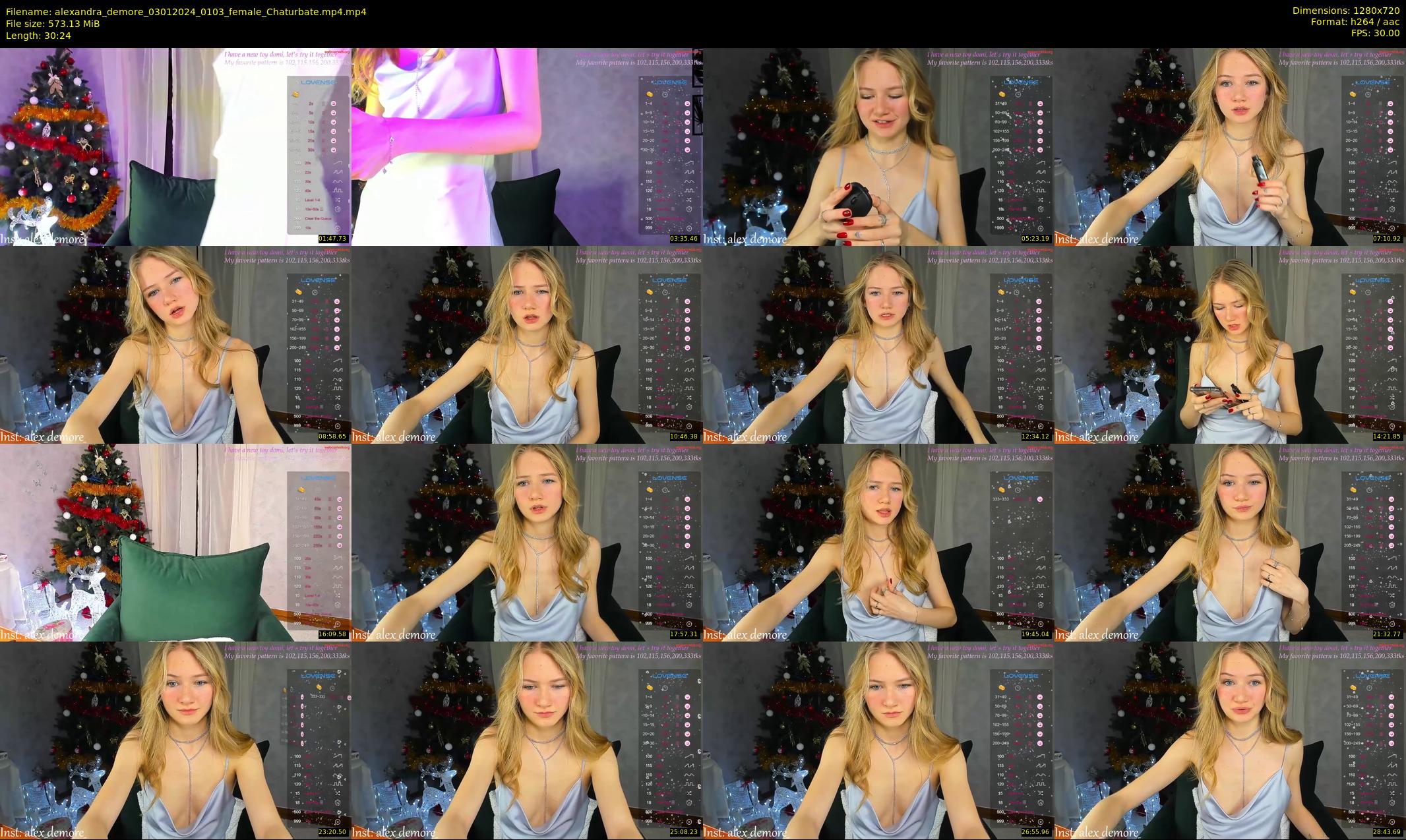 alexandra_demore — 31 minute Chaturbate female cam show recording, 720p, Jan 3, 2024