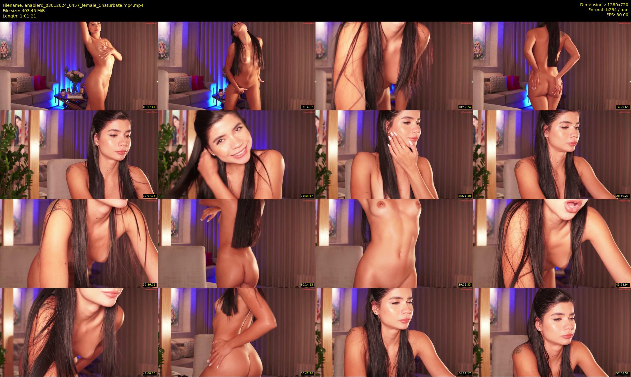 anablerd — 62 minute Chaturbate female cam show recording, 720p, Jan 3, 2024