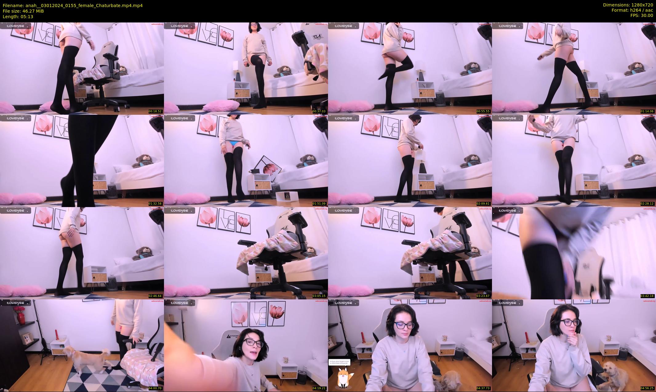 anah_ — 6 minute Chaturbate female cam show recording, 720p, Jan 3, 2024