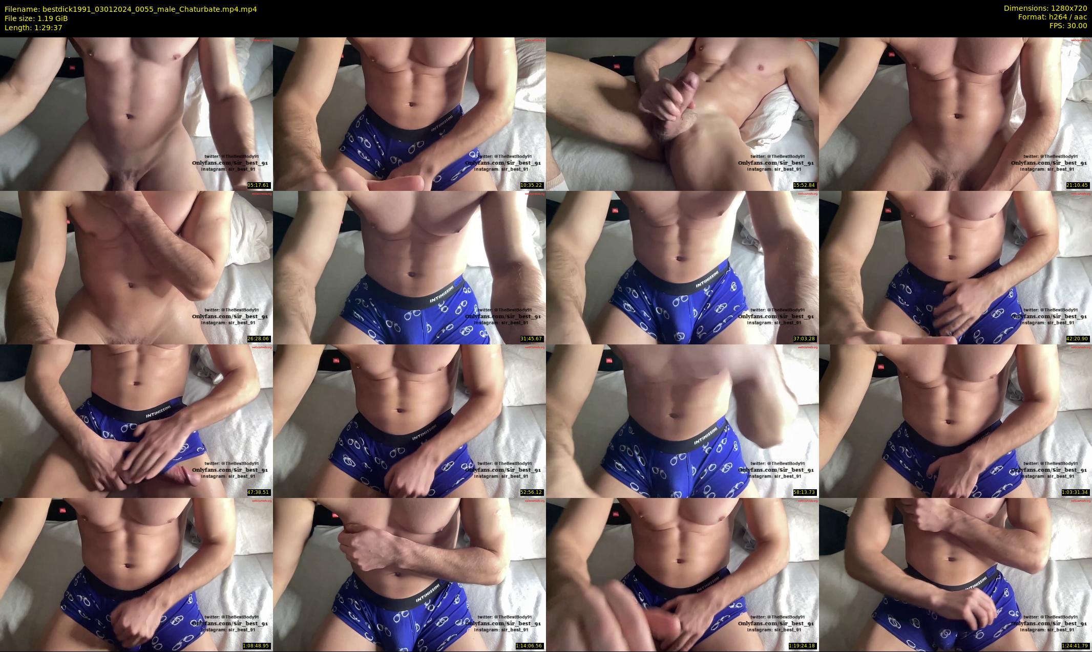 bestdick1991 — 90 minute Chaturbate male cam show recording, 720p, Jan 3, 2024