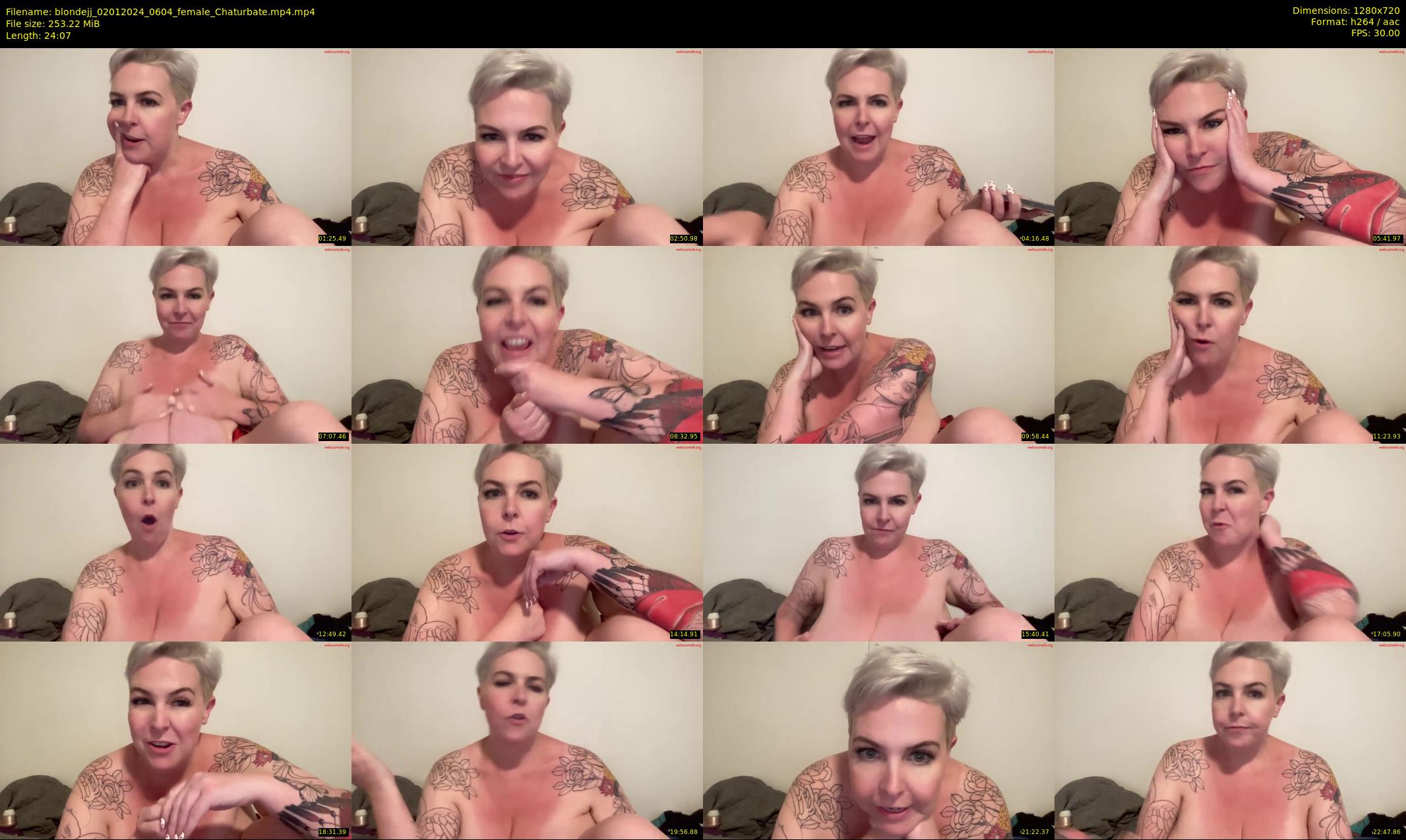 blondejj — 25 minute Chaturbate female cam show recording, 720p, Jan 2, 2024