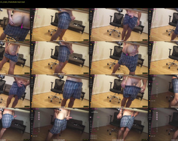 college001 — 84 minute Chaturbate male cam show recording, 720p, Jan 2, 2024