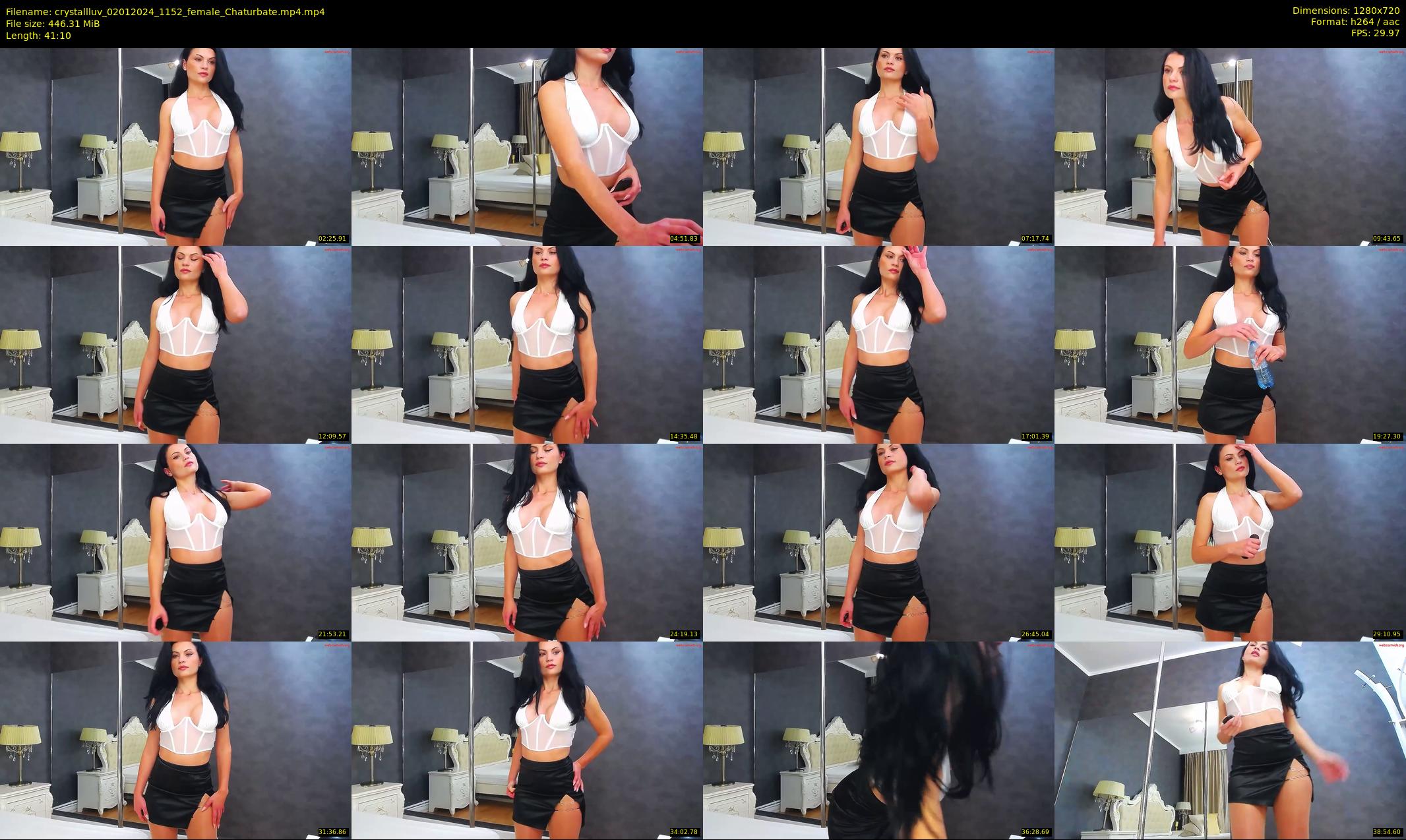 crystallluv — 42 minute Chaturbate female cam show recording, 720p, Jan 2, 2024