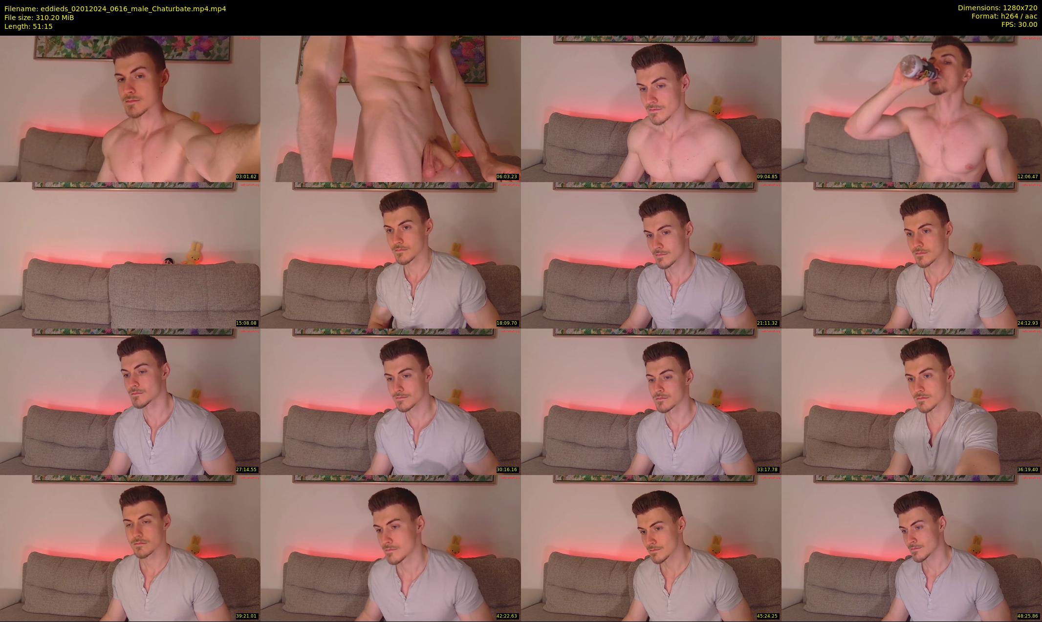 eddieds — 52 minute Chaturbate male cam show recording, 720p, Jan 2, 2024