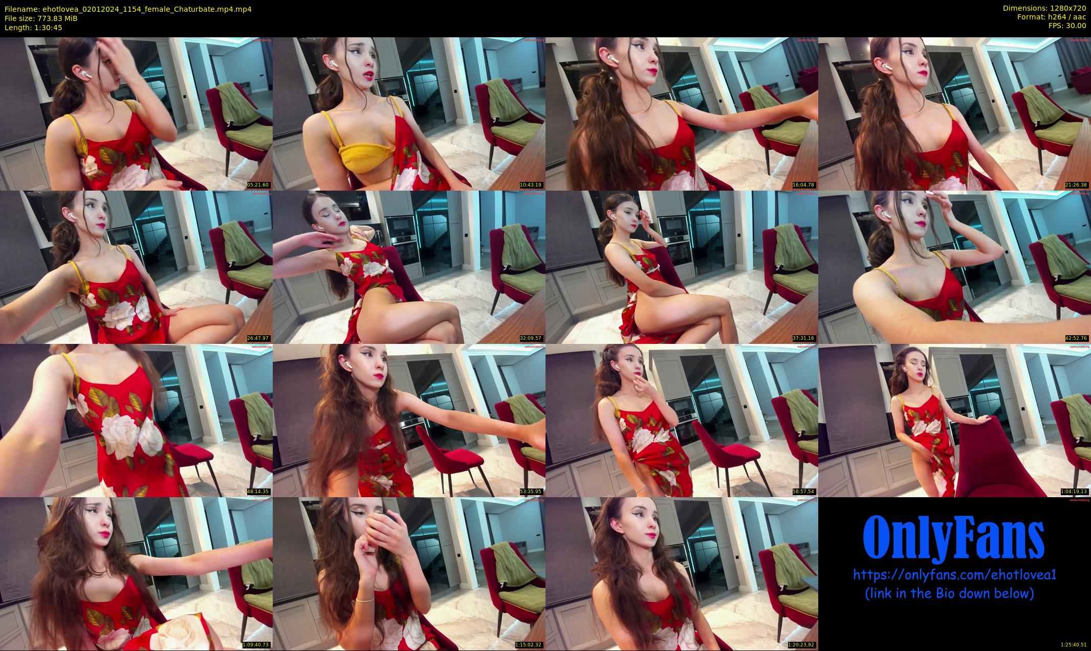 ehotlovea — 91 minute Chaturbate female cam show recording, 720p, Jan 2, 2024