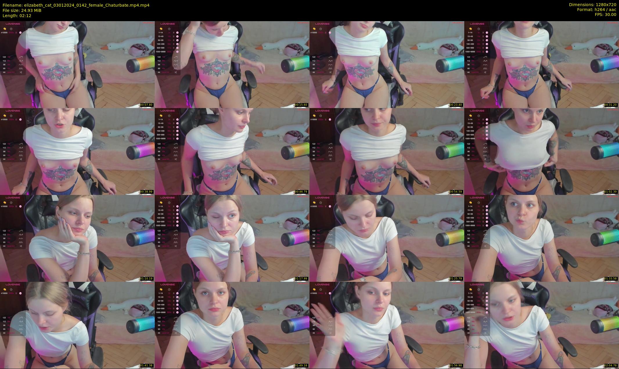 elizabeth_cat — 3 minute Chaturbate female cam show recording, 720p, Jan 3, 2024