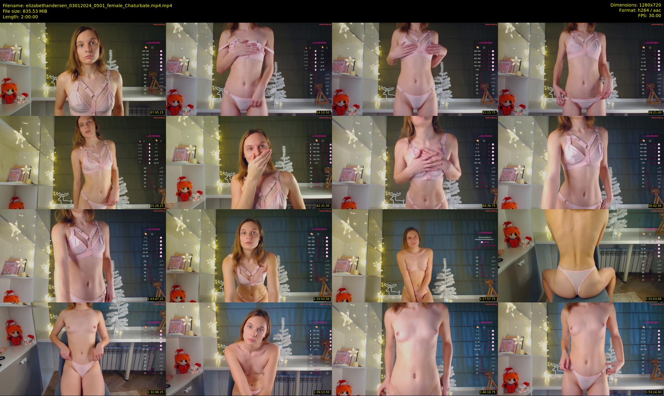 elizabethandersen — 120 minute Chaturbate female cam show recording, 720p, Jan 3, 2024