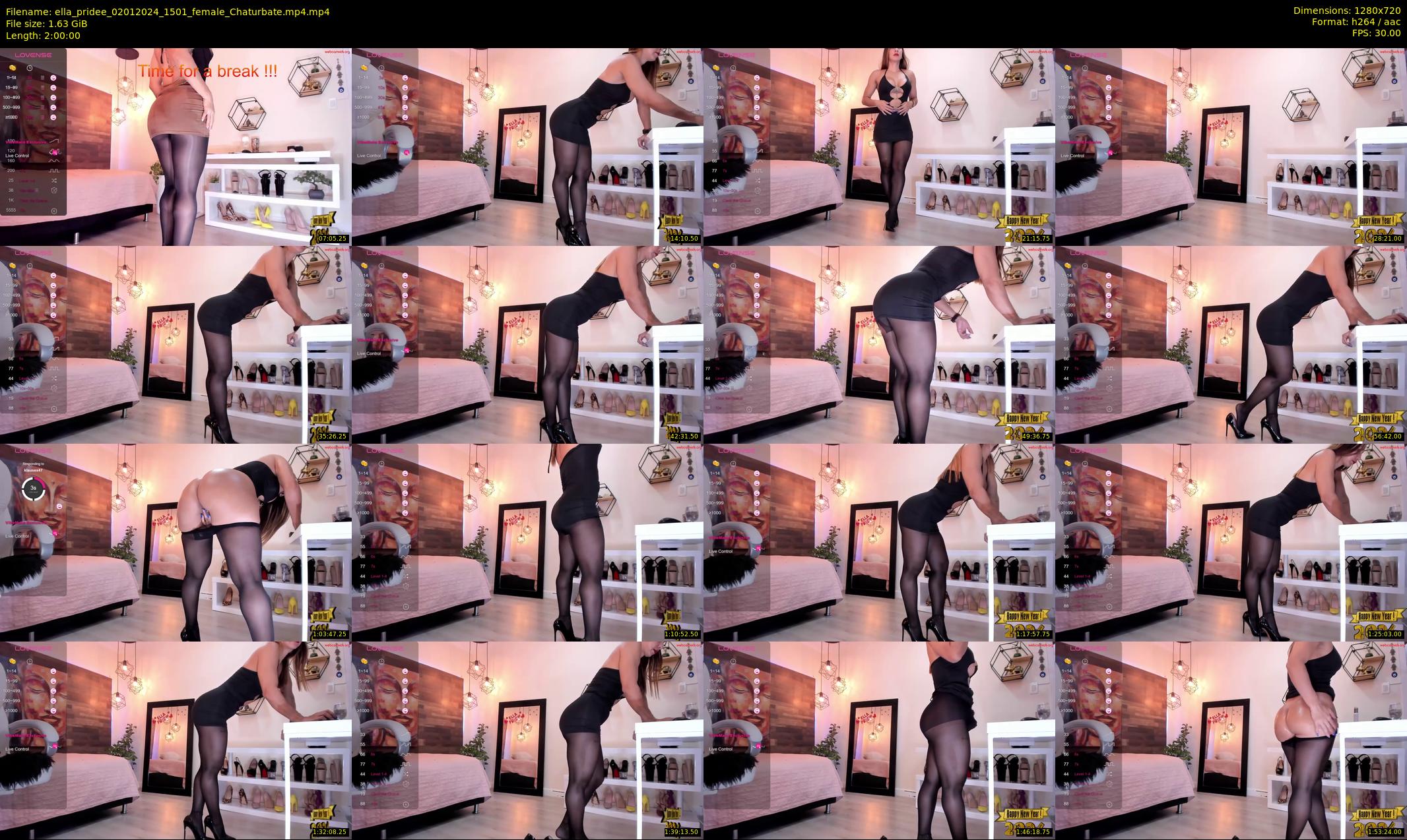 ella_pridee — 120 minute Chaturbate female cam show recording, 720p, Jan 2, 2024