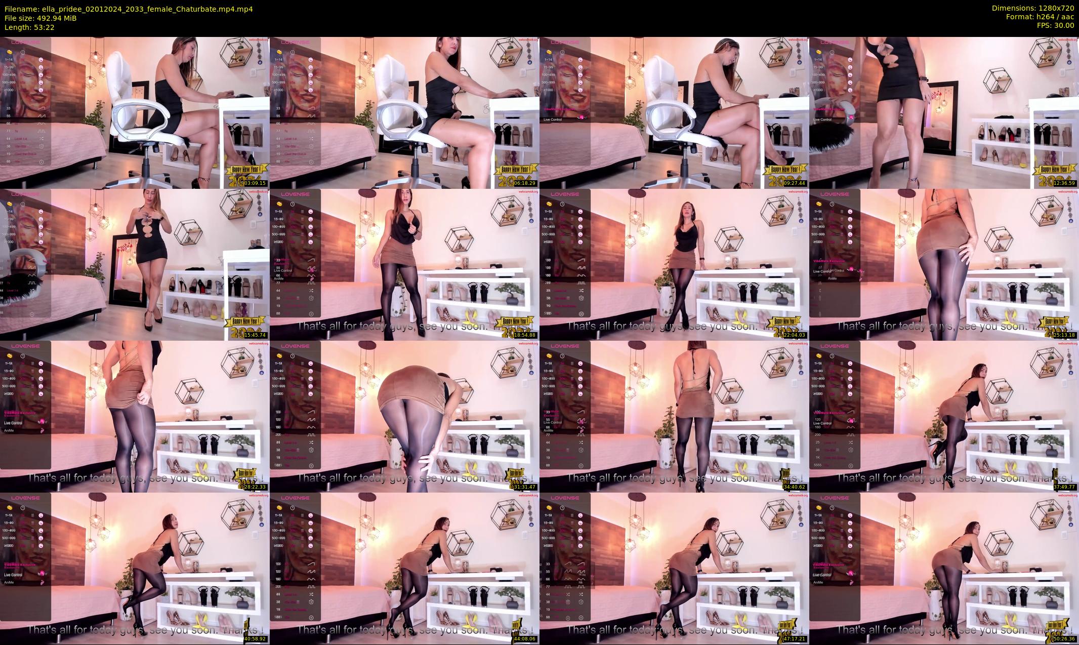 ella_pridee — 54 minute Chaturbate female cam show recording, 720p, Jan 2, 2024