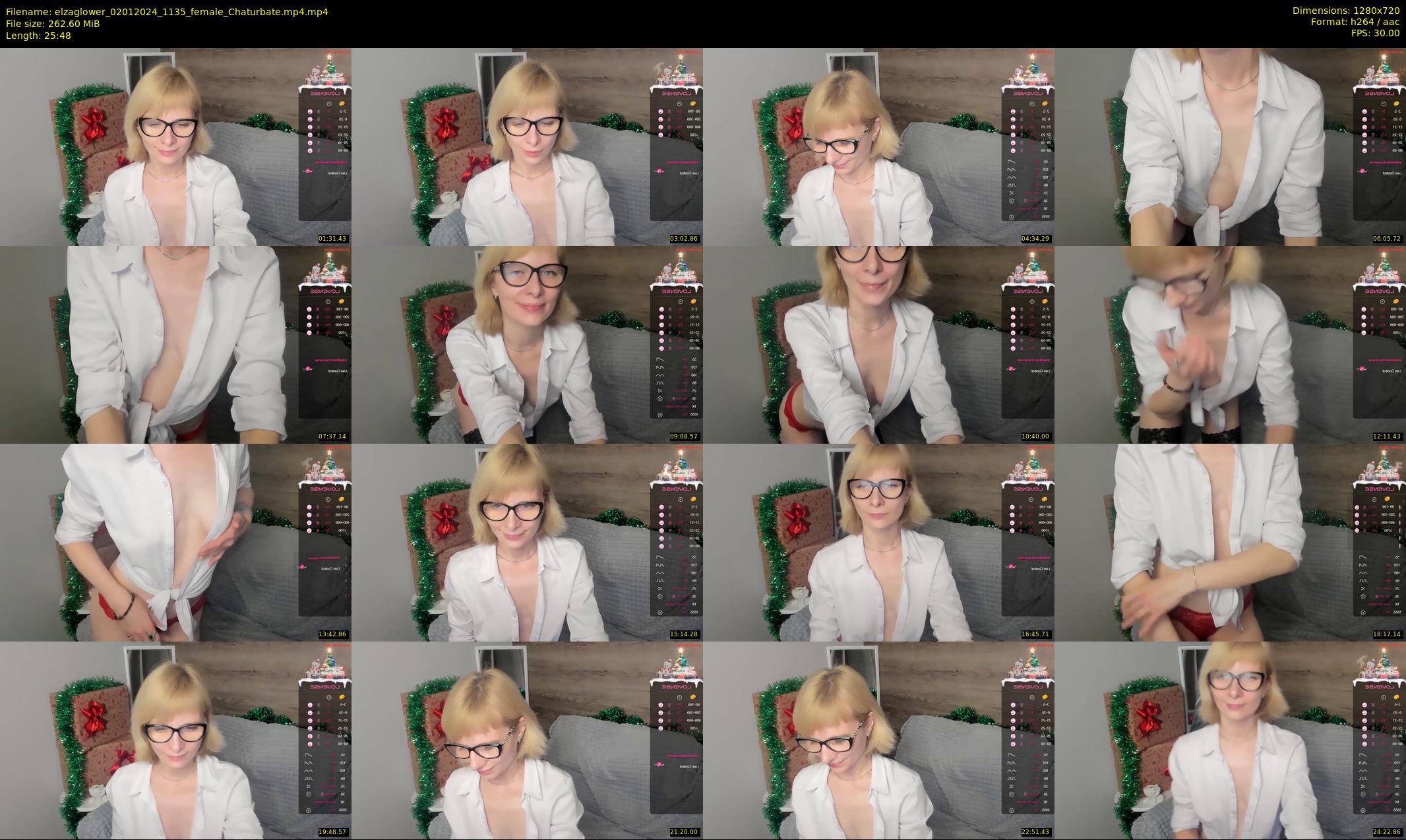 elzaglower — 26 minute Chaturbate female cam show recording, 720p, Jan 2, 2024