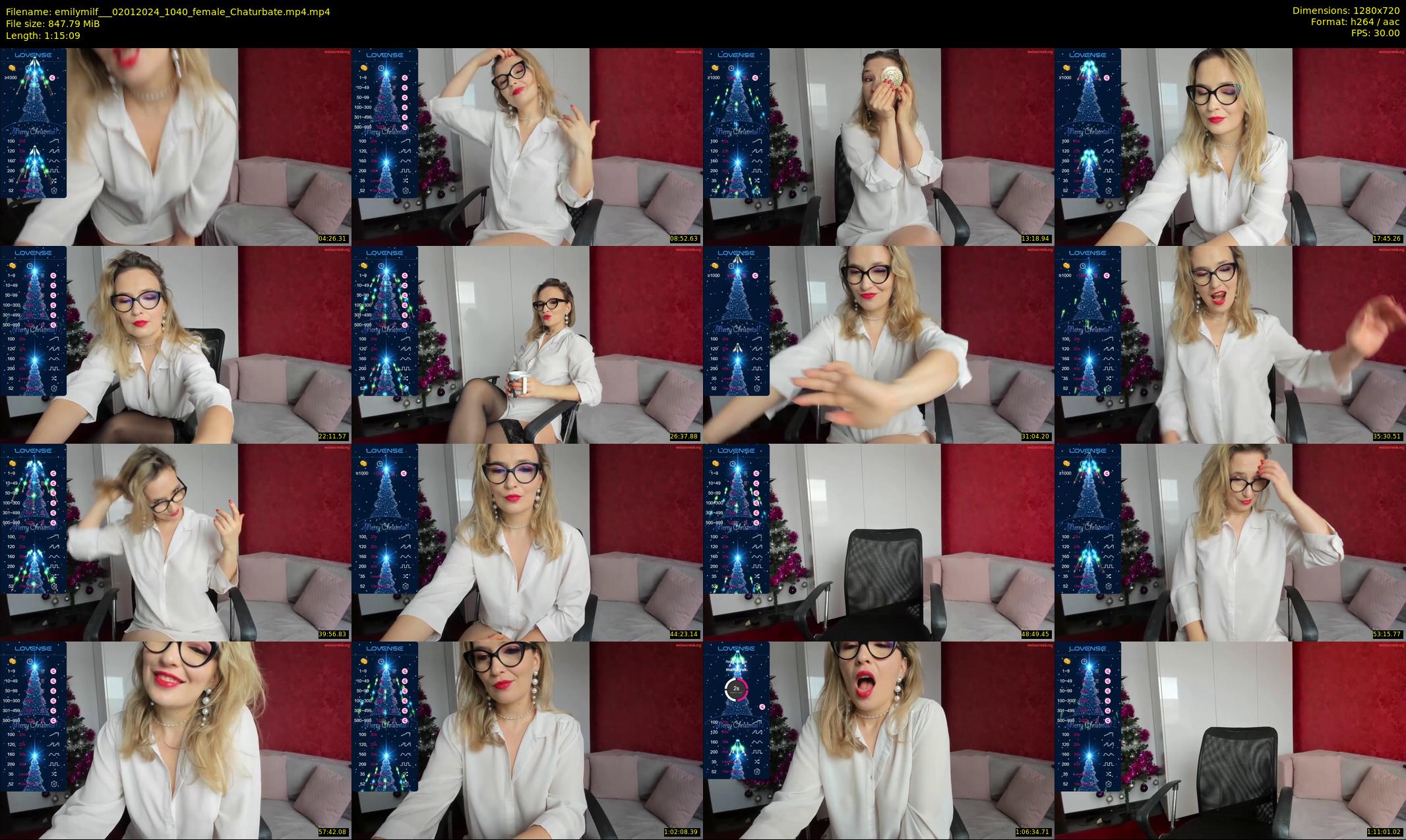 emilymilf__ — 76 minute Chaturbate female cam show recording, 720p, Jan 2, 2024