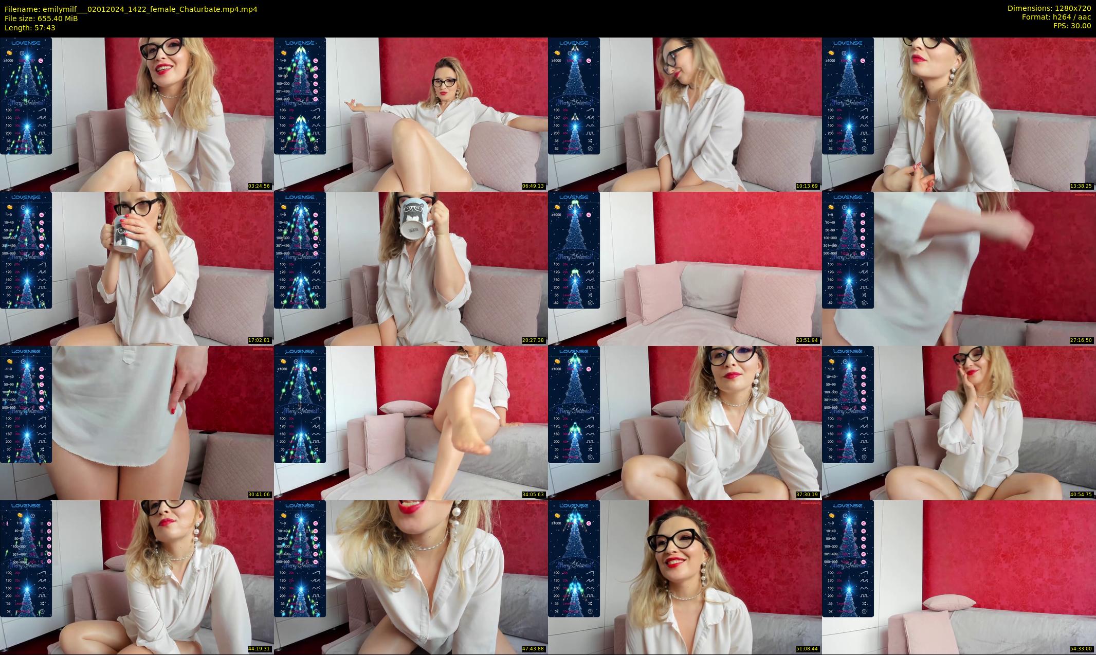 emilymilf__ — 58 minute Chaturbate female cam show recording, 720p, Jan 2, 2024