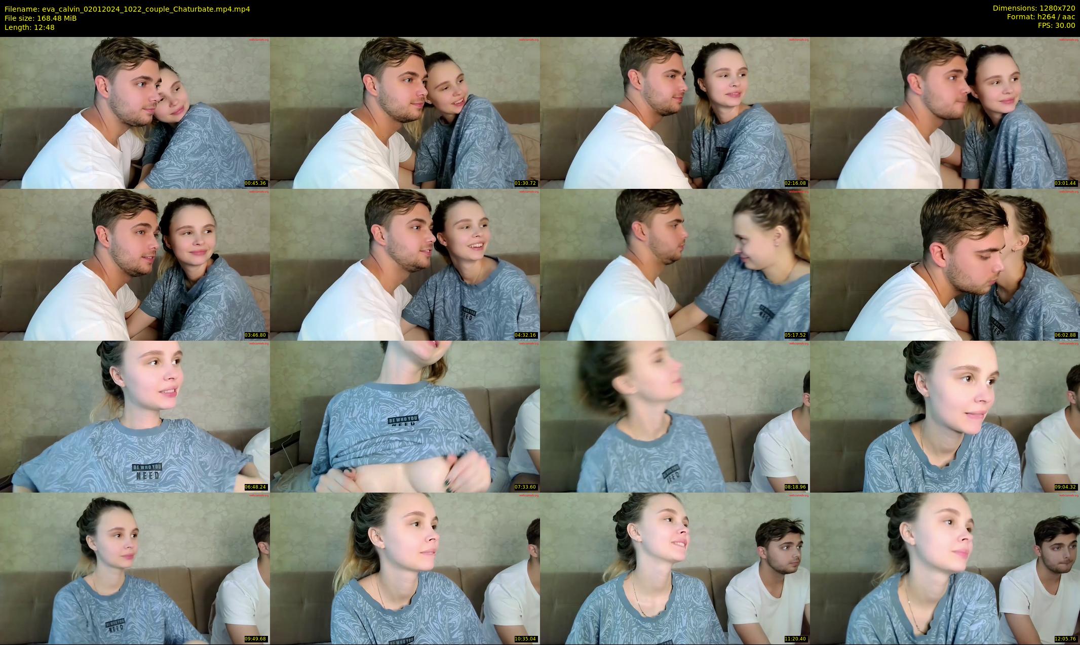 eva_calvin — 13 minute Chaturbate couple cam show recording, 720p, Jan 2, 2024