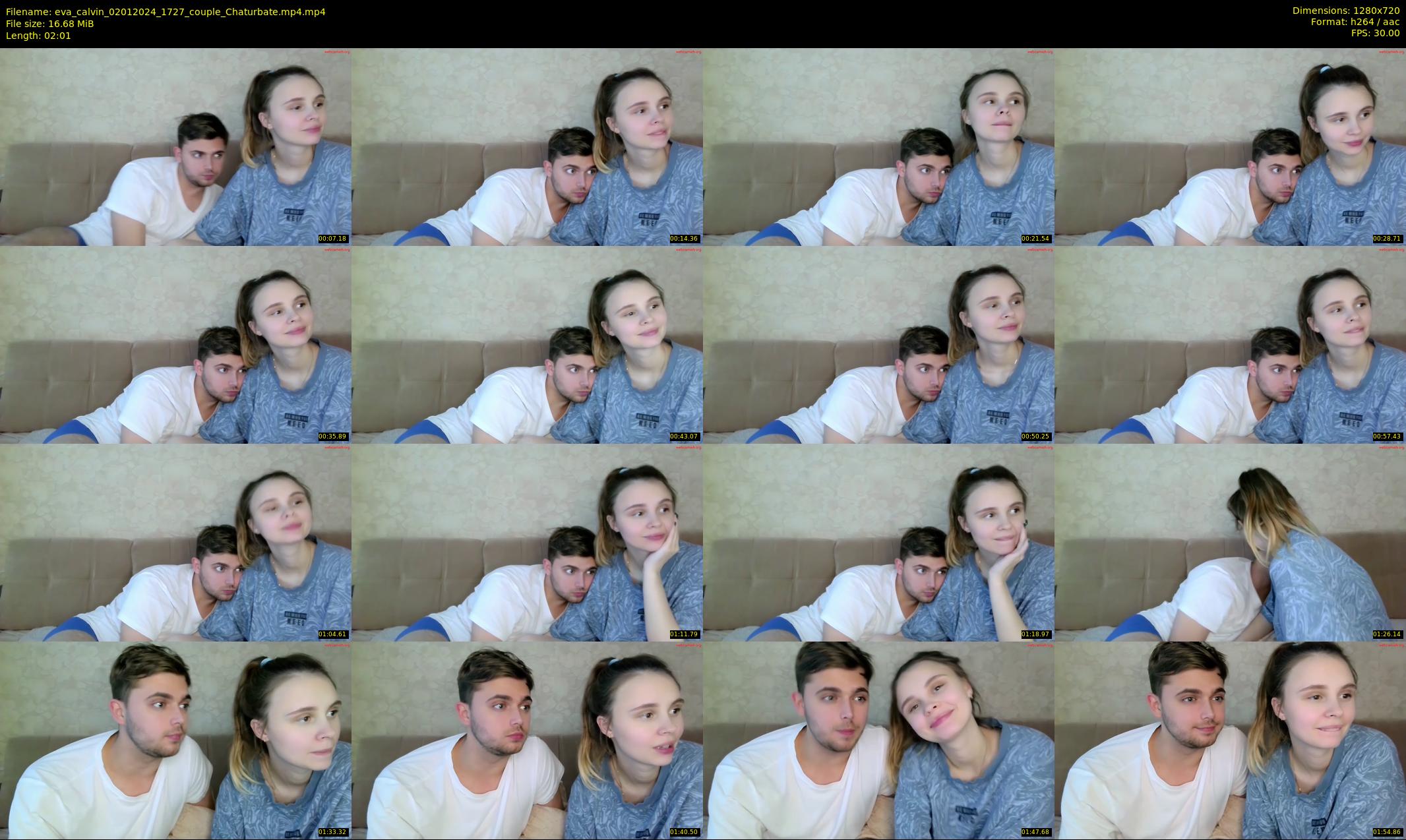eva_calvin — 3 minute Chaturbate couple cam show recording, 720p, Jan 2, 2024