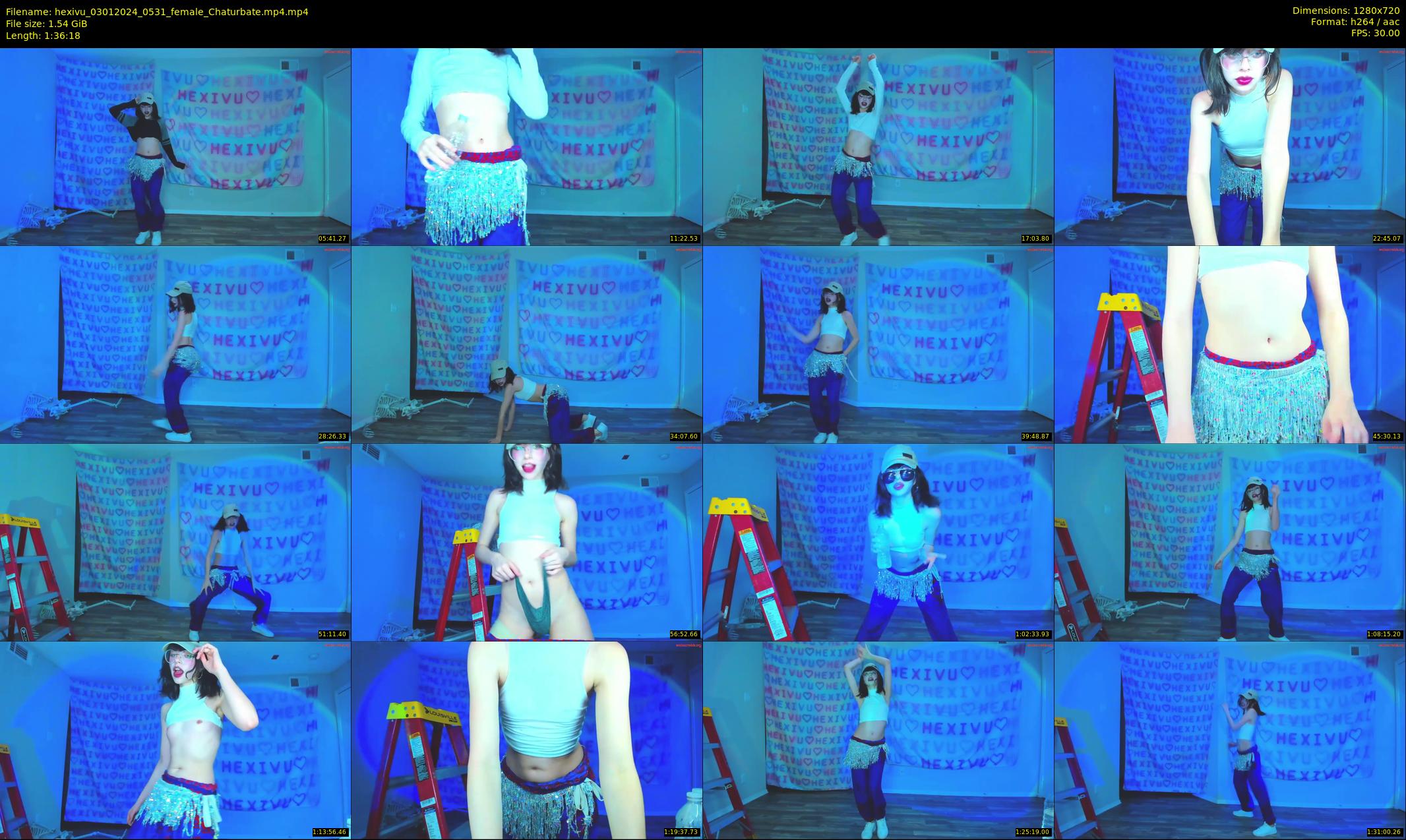 hexivu — 97 minute Chaturbate female cam show recording, 720p, Jan 3, 2024