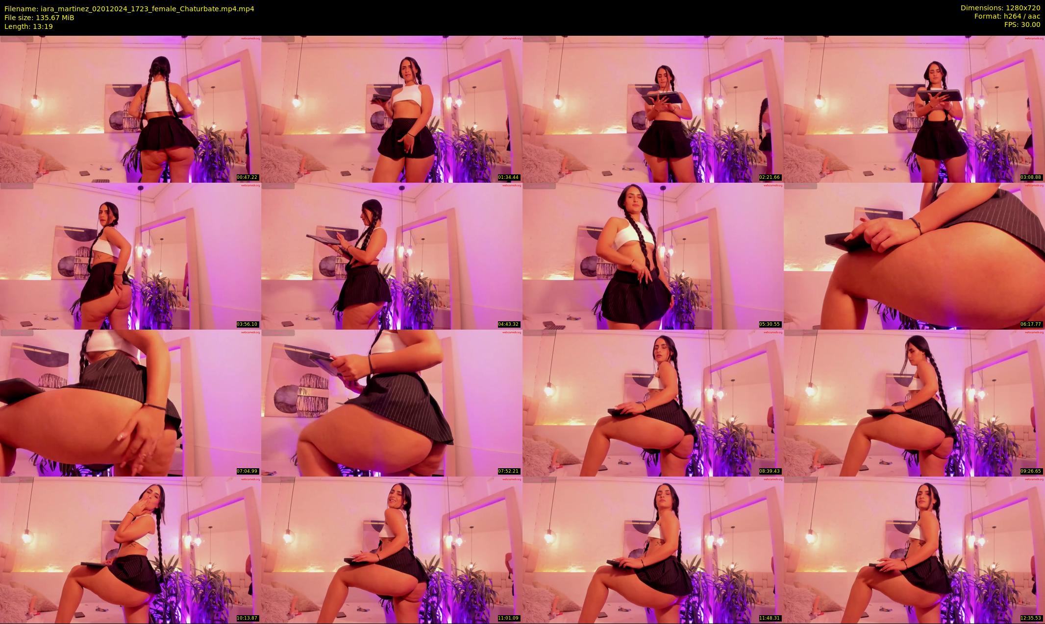 iara_martinez — 14 minute Chaturbate female cam show recording, 720p, Jan 2, 2024