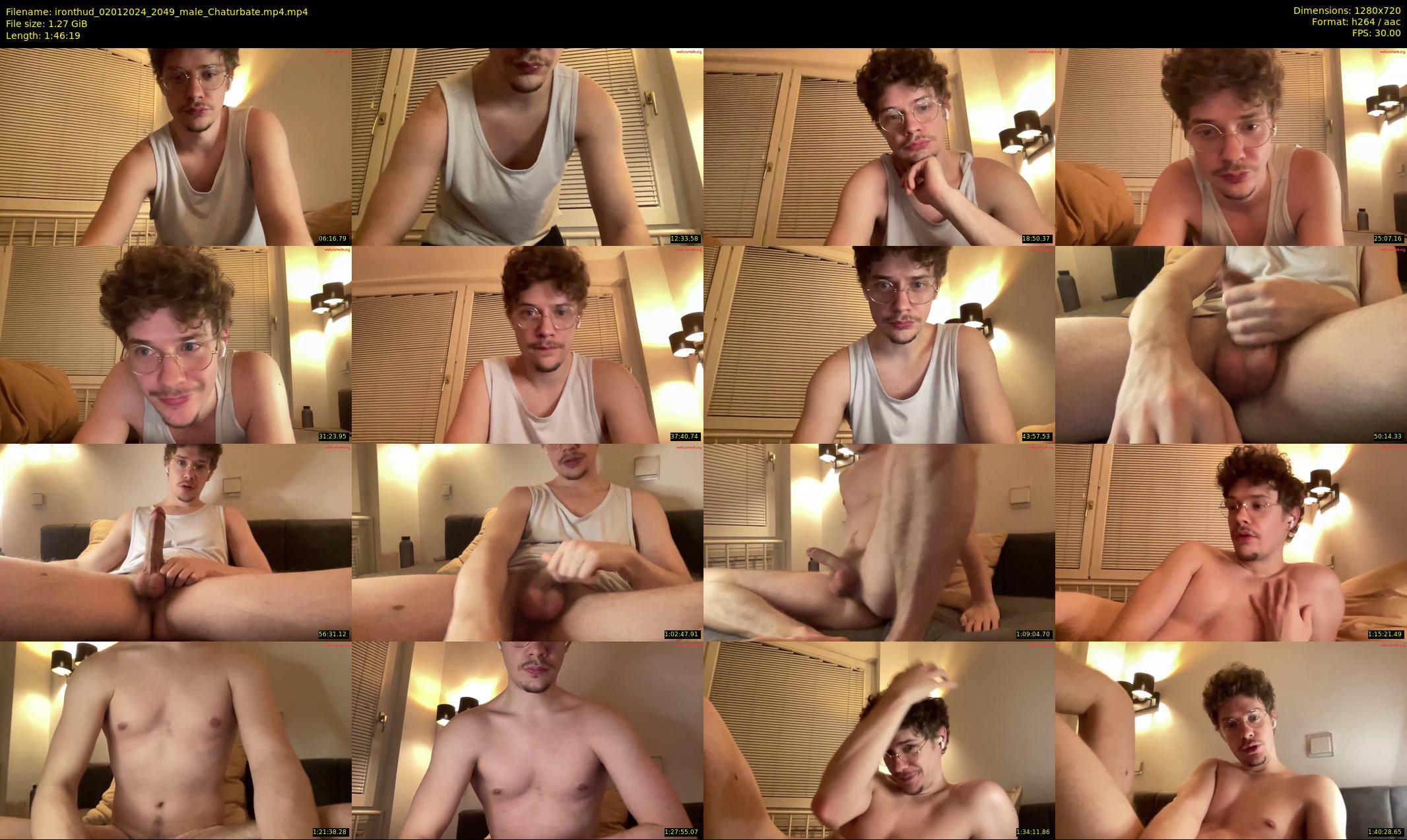 ironthud — 107 minute Chaturbate male cam show recording, 720p, Jan 2, 2024