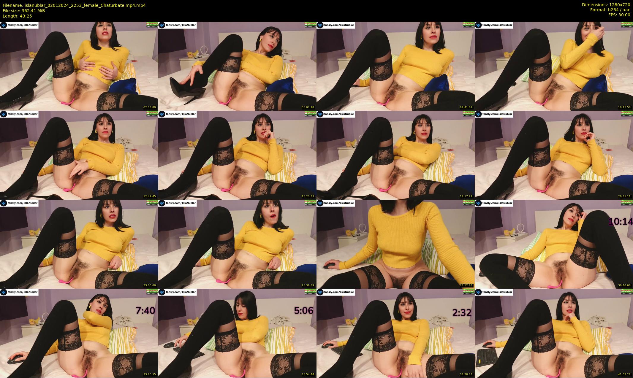 islanublar — 44 minute Chaturbate female cam show recording, 720p, Jan 2, 2024