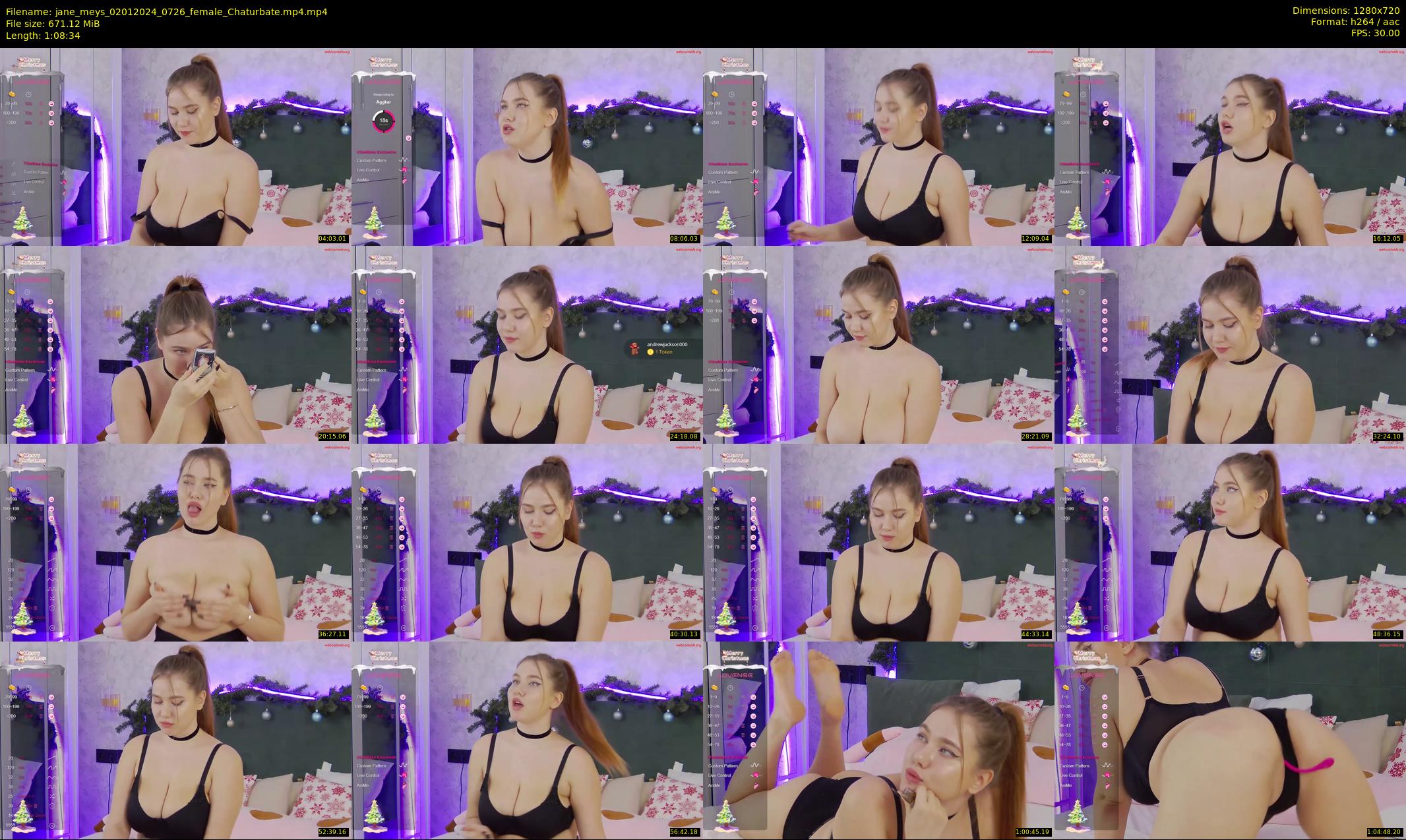 jane_meys — 69 minute Chaturbate female cam show recording, 720p, Jan 2, 2024