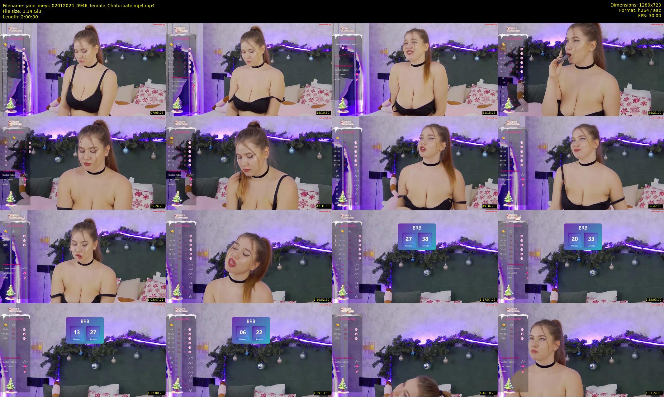 jane_meys — 120 minute Chaturbate female cam show recording, 720p, Jan 2, 2024