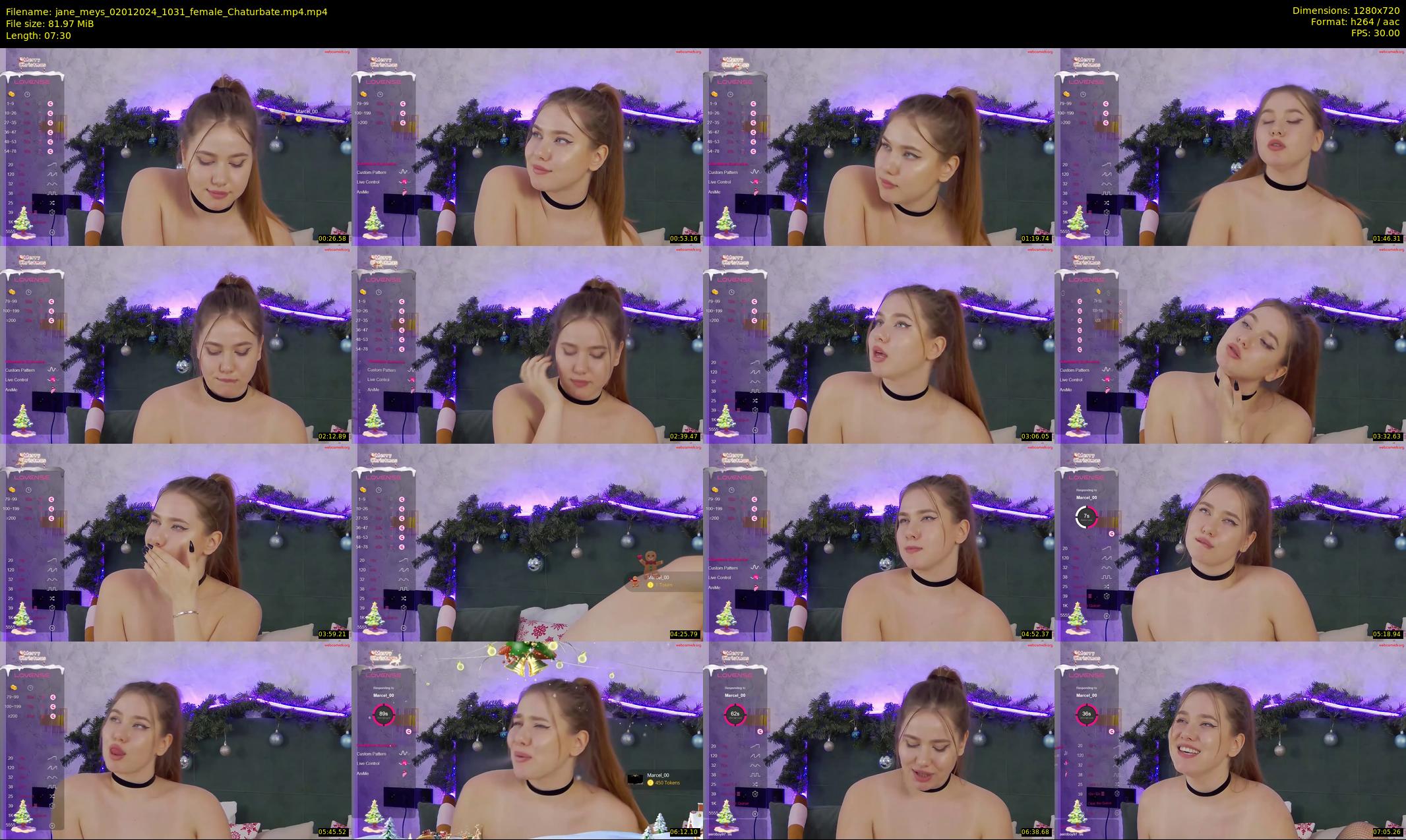 jane_meys — 8 minute Chaturbate female cam show recording, 720p, Jan 2, 2024