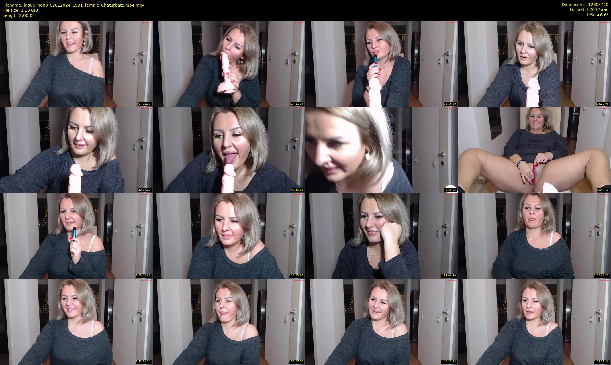 jaqueline88 — 121 minute Chaturbate female cam show recording, 720p, Jan 2, 2024