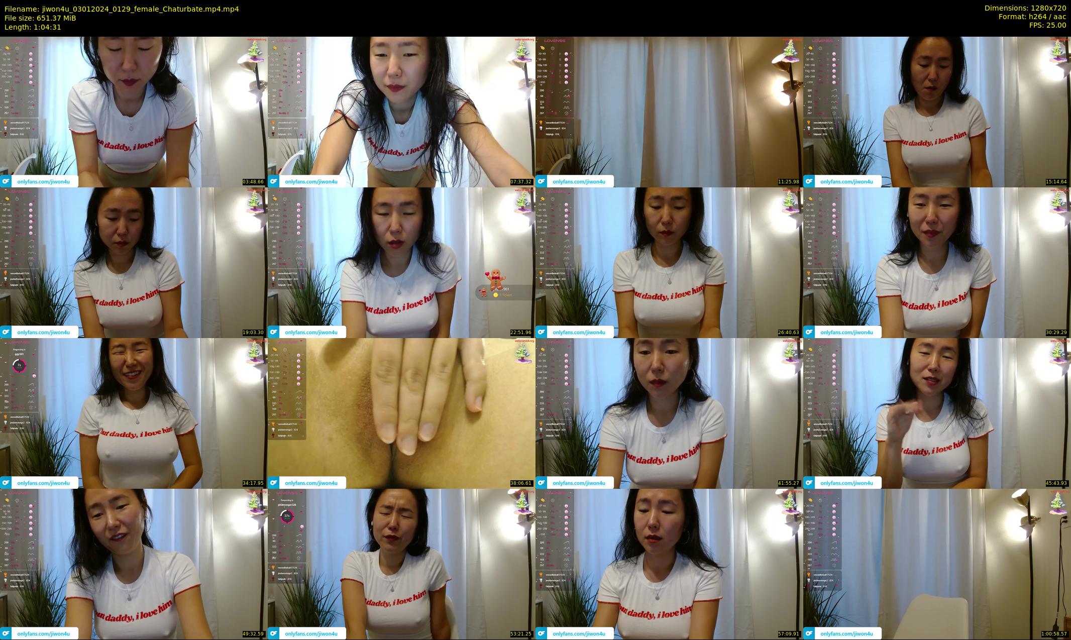 jiwon4u — 65 minute Chaturbate female cam show recording, 720p, Jan 3, 2024