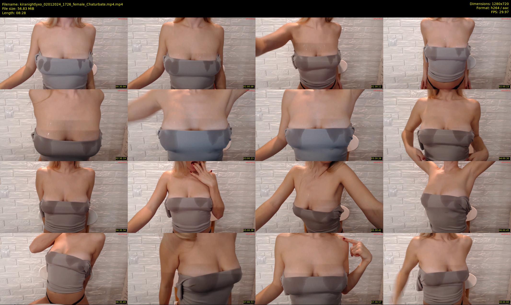 kiranightlyxo — 9 minute Chaturbate female cam show recording, 720p, Jan 2, 2024
