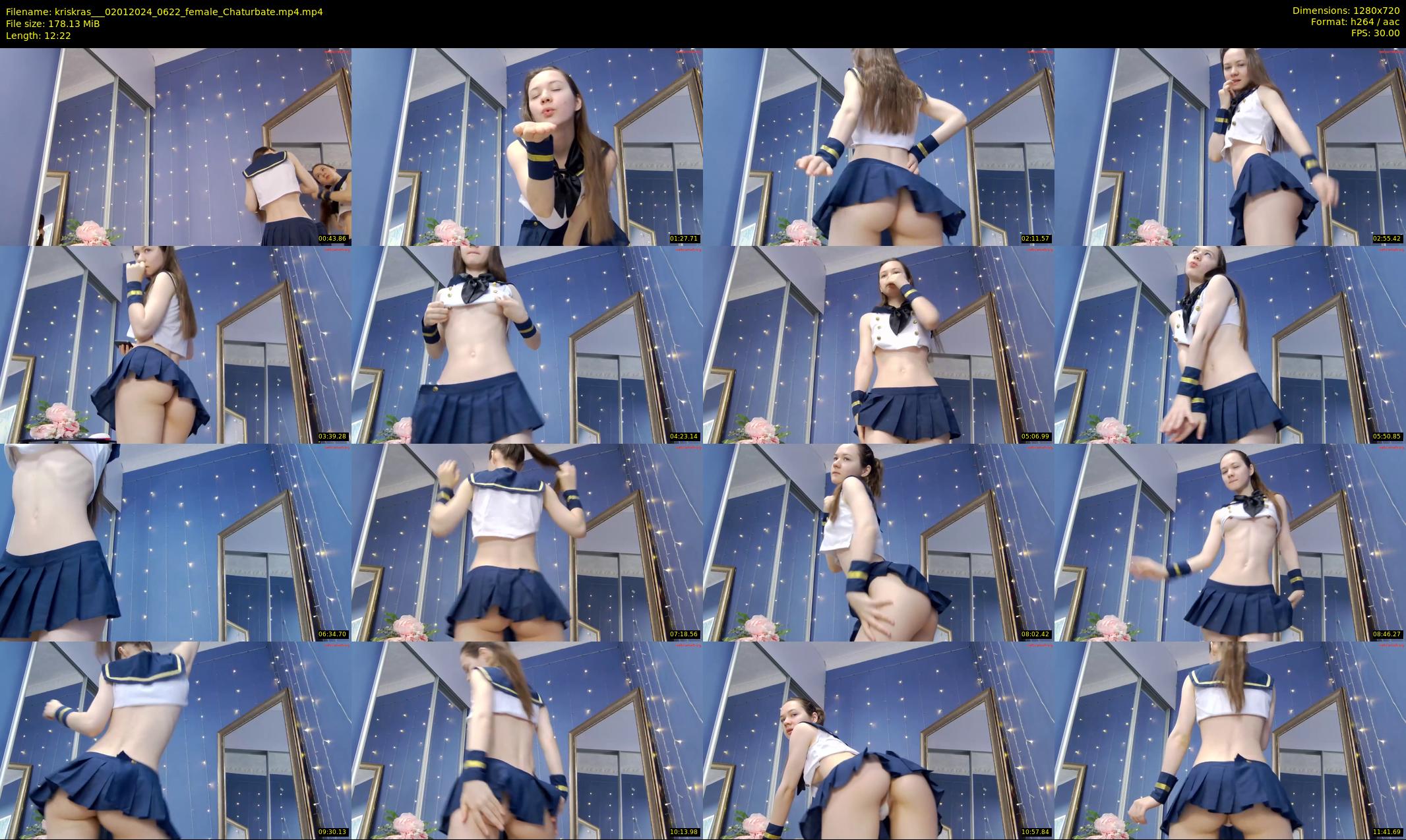kriskras__ — 13 minute Chaturbate female cam show recording, 720p, Jan 2, 2024