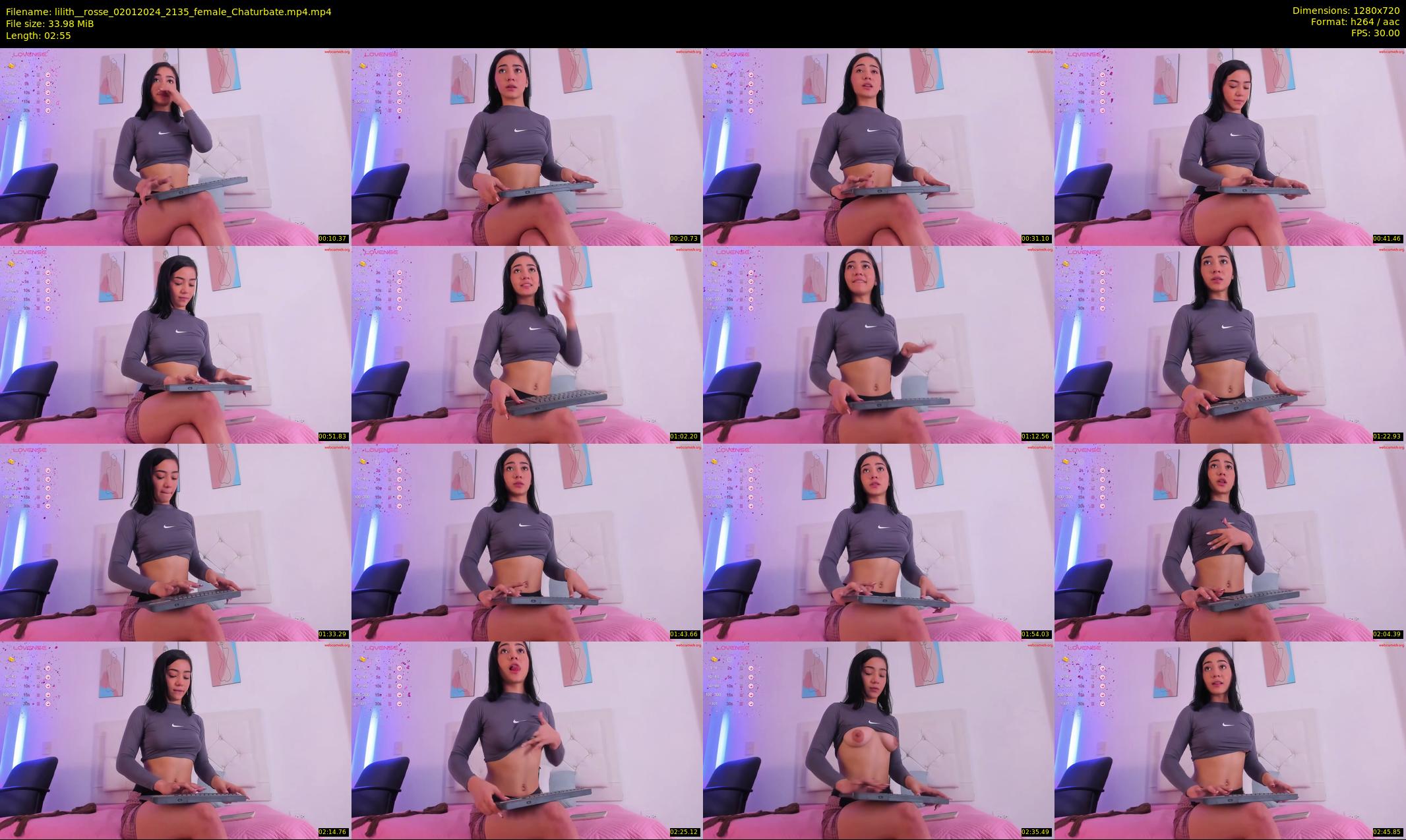 lilith__rosse — 3 minute Chaturbate female cam show recording, 720p, Jan 2, 2024