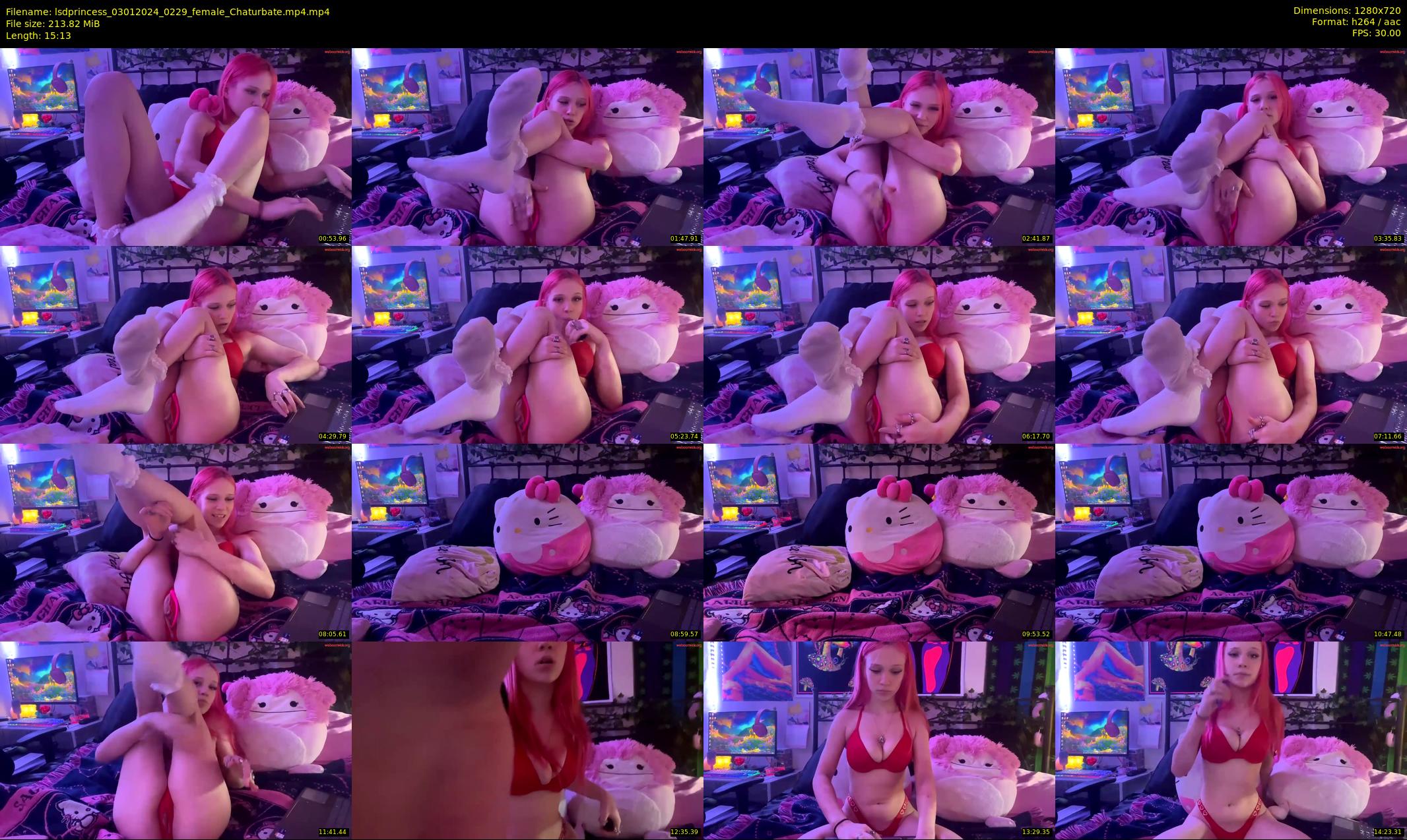 lsdprincess — 16 minute Chaturbate female cam show recording, 720p, Jan 3, 2024