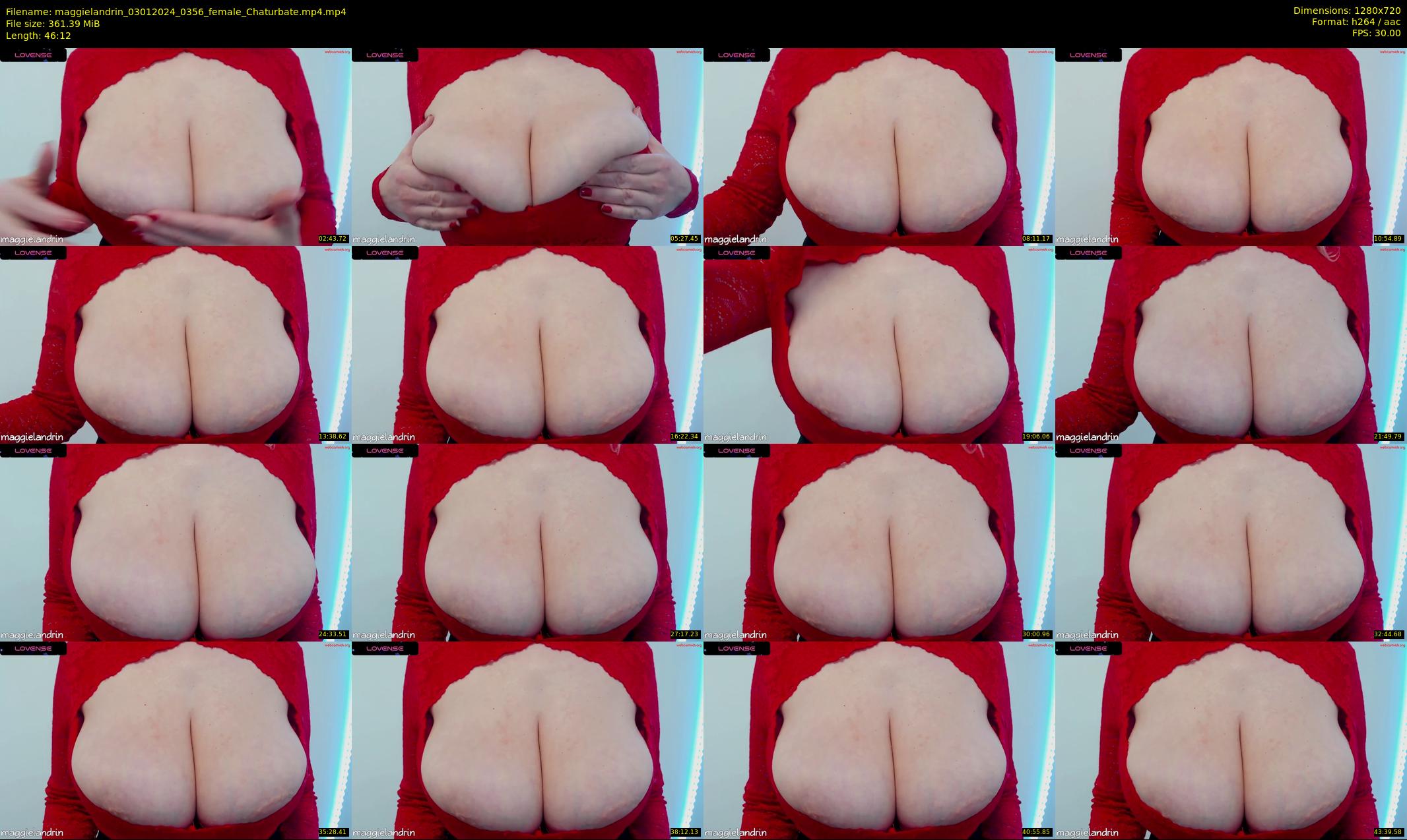 maggielandrin — 47 minute Chaturbate female cam show recording, 720p, Jan 3, 2024