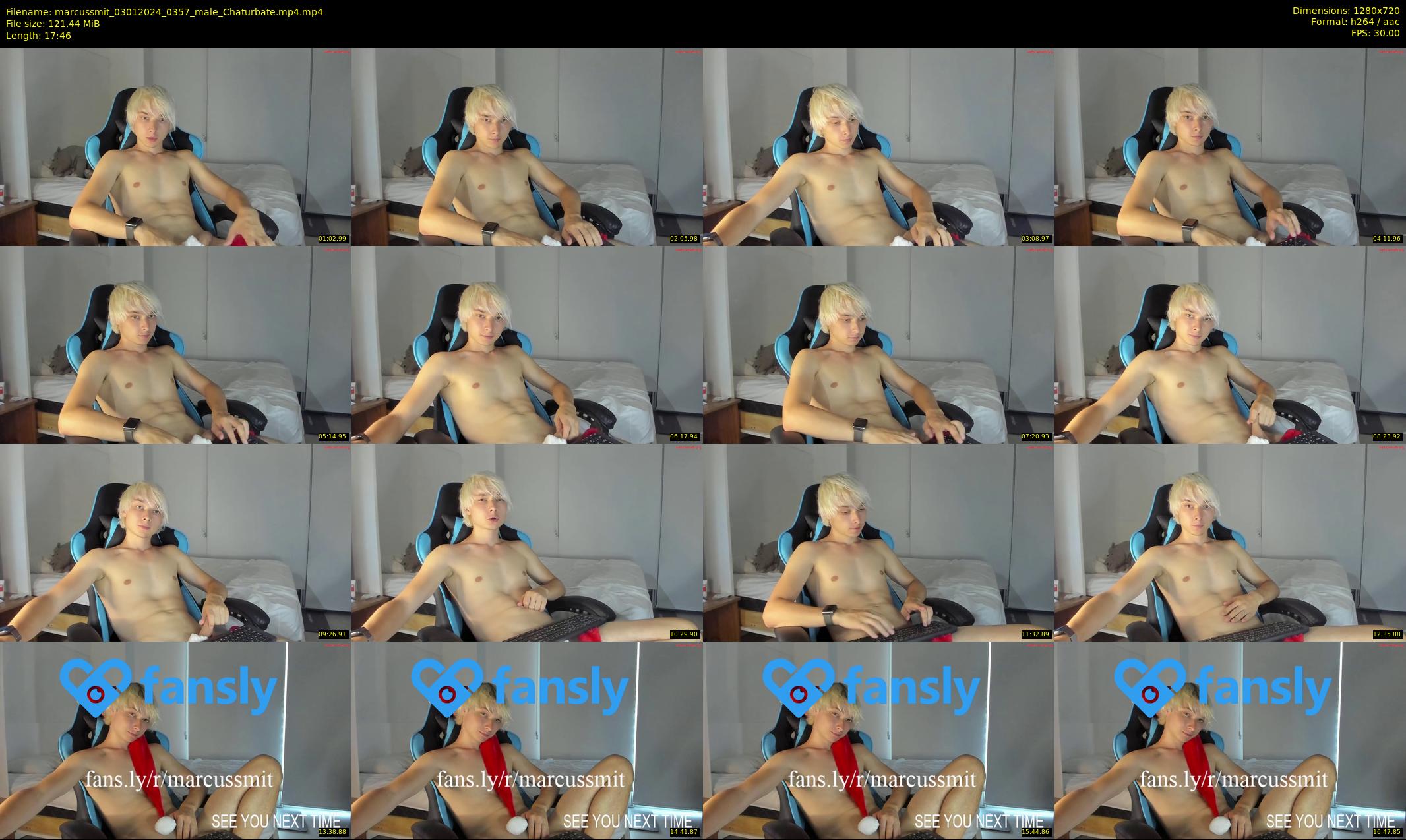 marcussmit — 18 minute Chaturbate male cam show recording, 720p, Jan 3, 2024