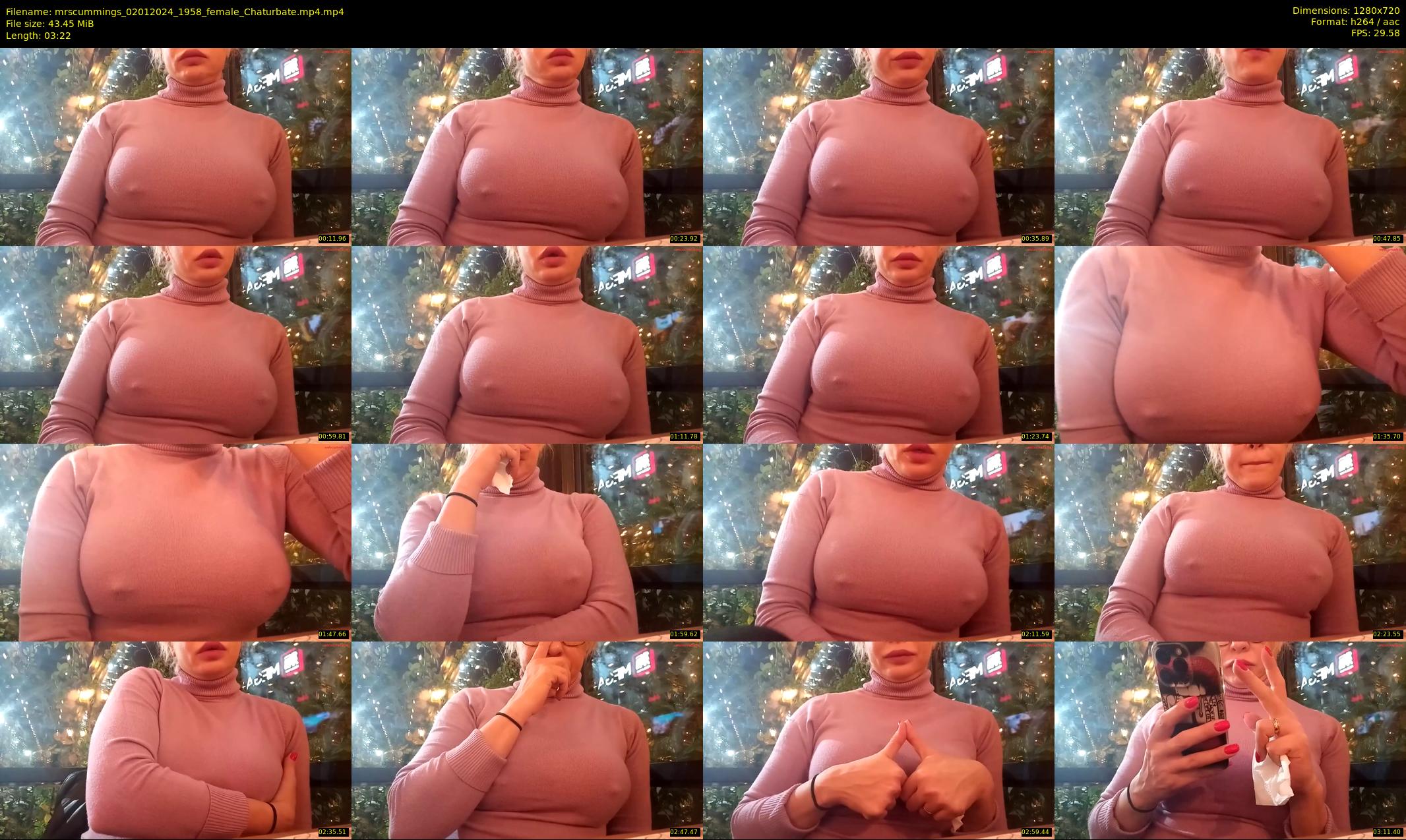 mrscummings — 4 minute Chaturbate female cam show recording, 720p, Jan 2, 2024