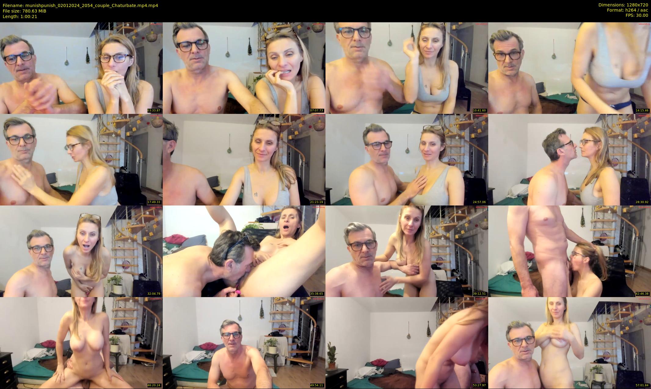 munishpunish — 61 minute Chaturbate couple cam show recording, 720p, Jan 2, 2024