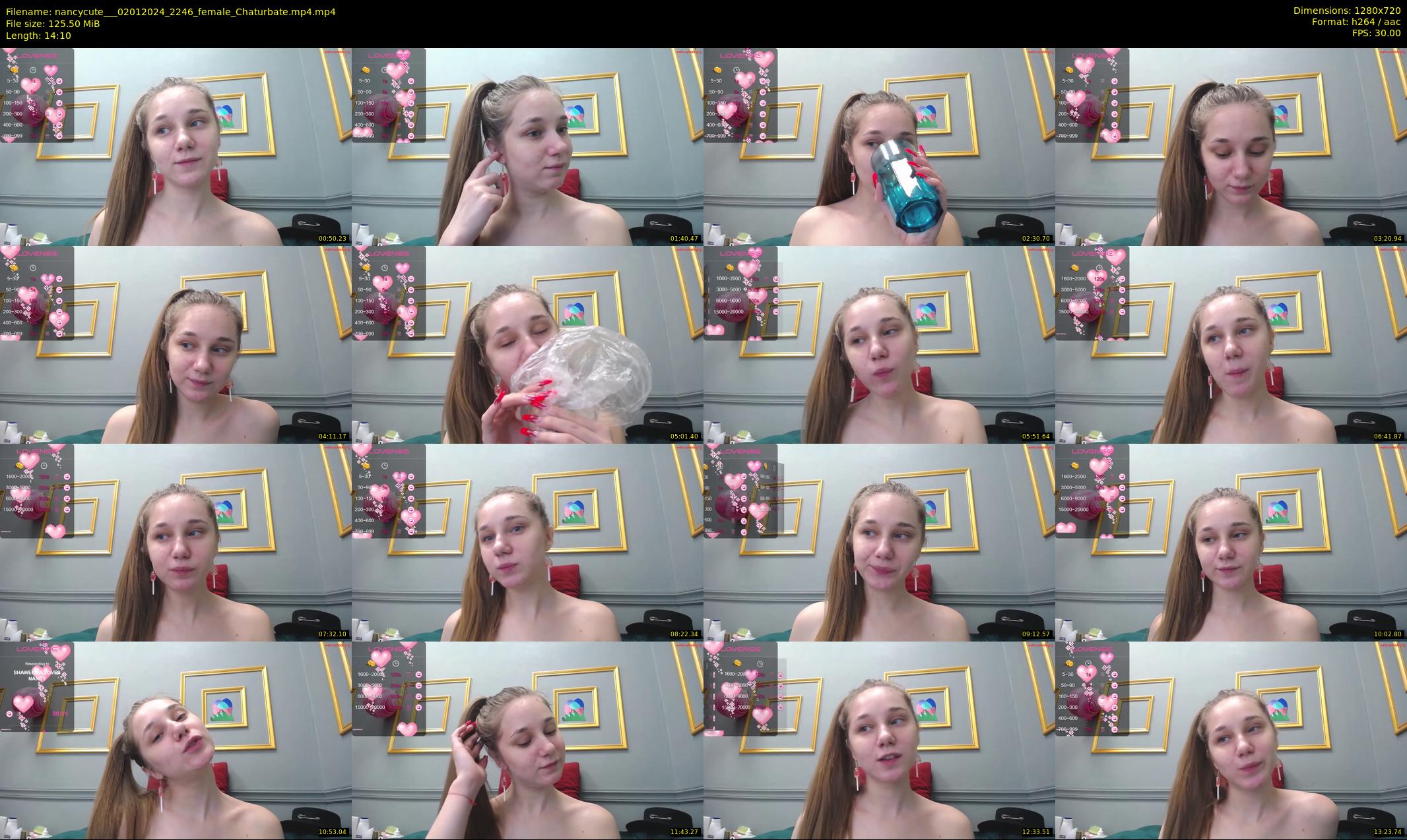 nancycute__ — 15 minute Chaturbate female cam show recording, 720p, Jan 2, 2024